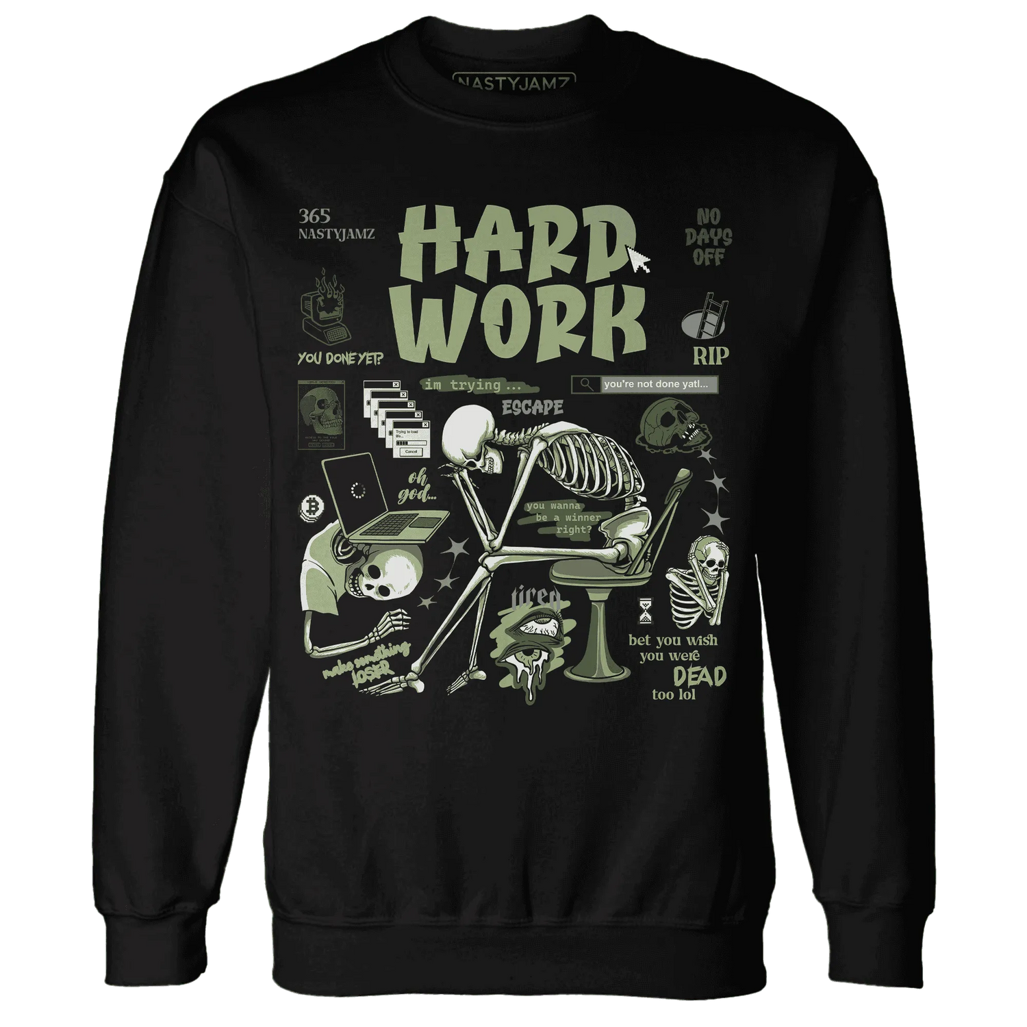 VaporMax-Plus-Alligator-NastyJamz-Sweatshirt-Match-Hard-Work