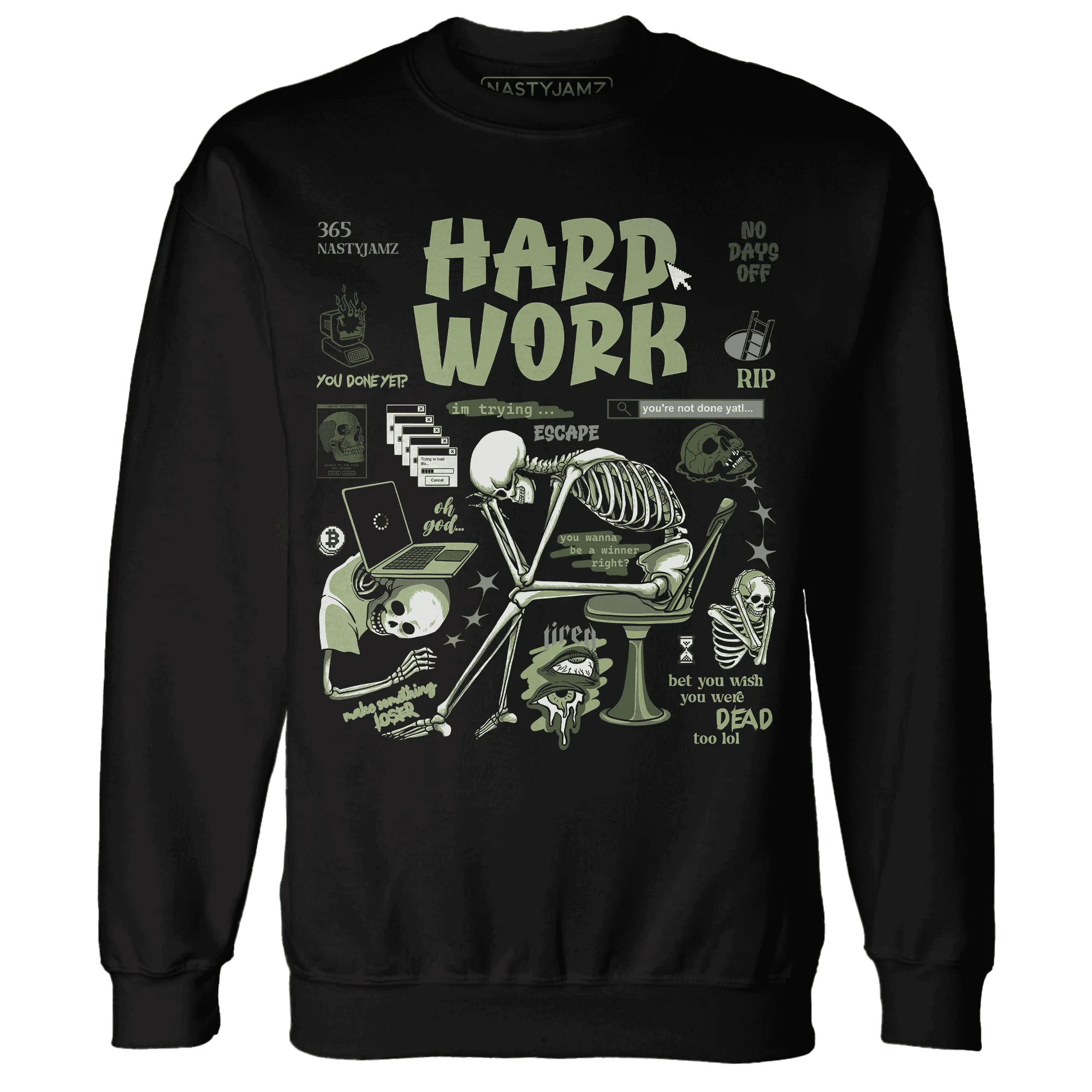 VaporMax-Plus-Alligator-NastyJamz-Sweatshirt-Match-Hard-Work
