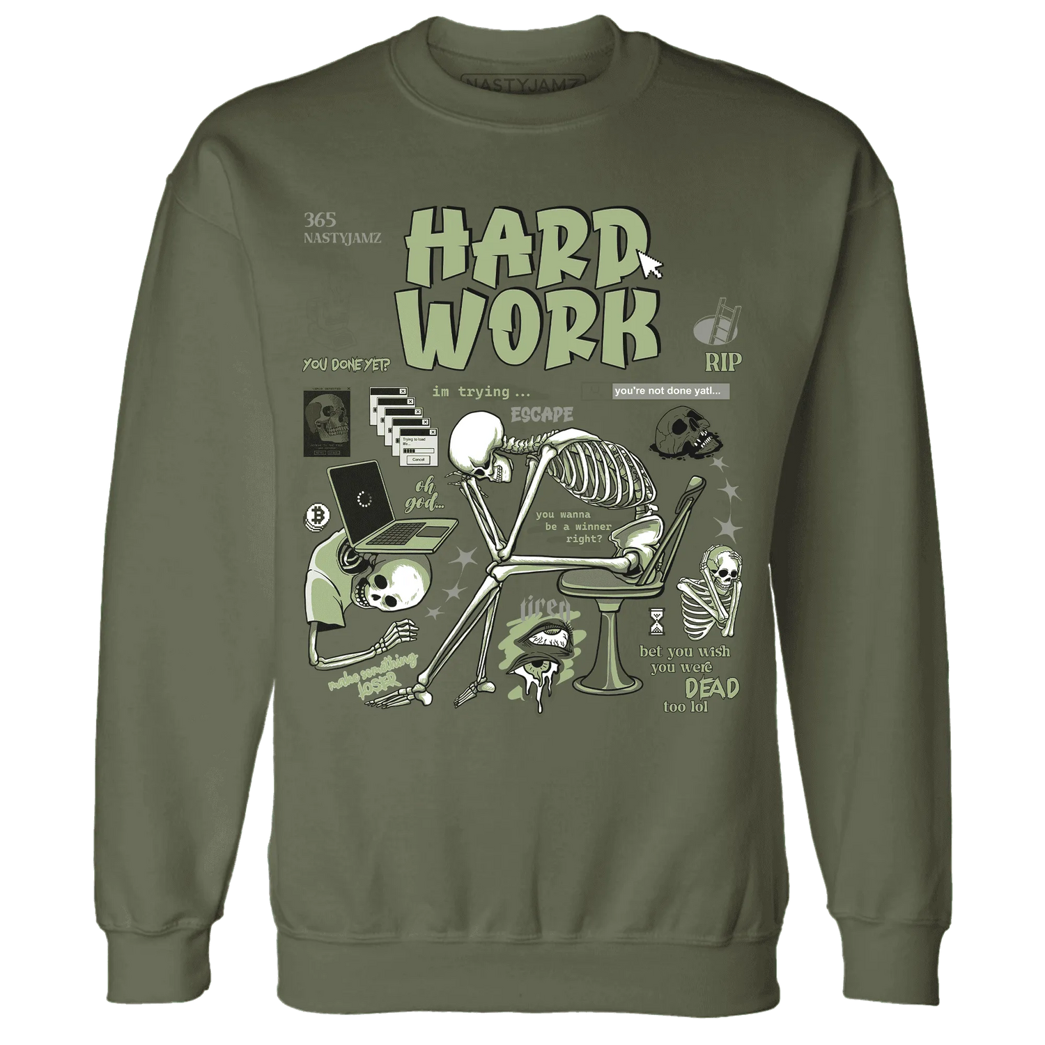 VaporMax-Plus-Alligator-NastyJamz-Sweatshirt-Match-Hard-Work