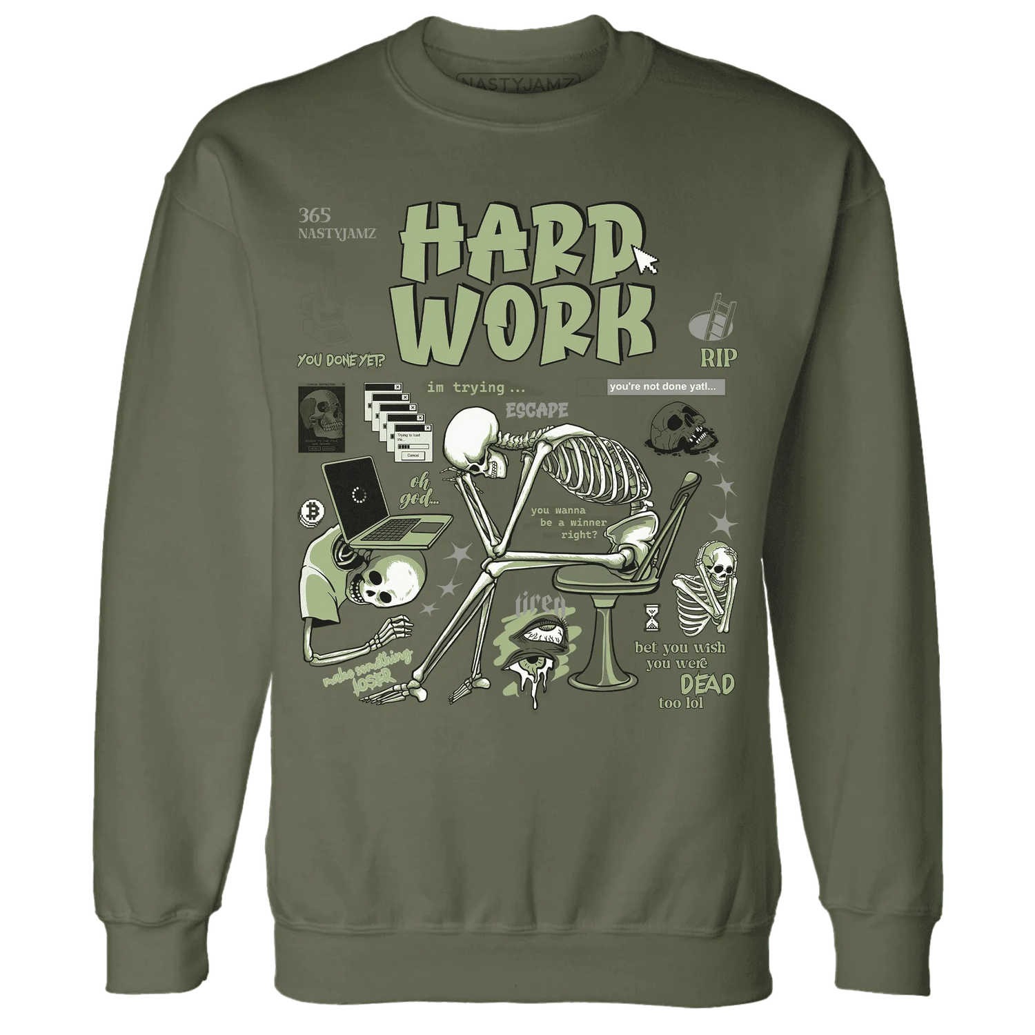 NastyJamz-VaporMax-Plus-Alligator-Sweatshirt-Match-Hard-Work