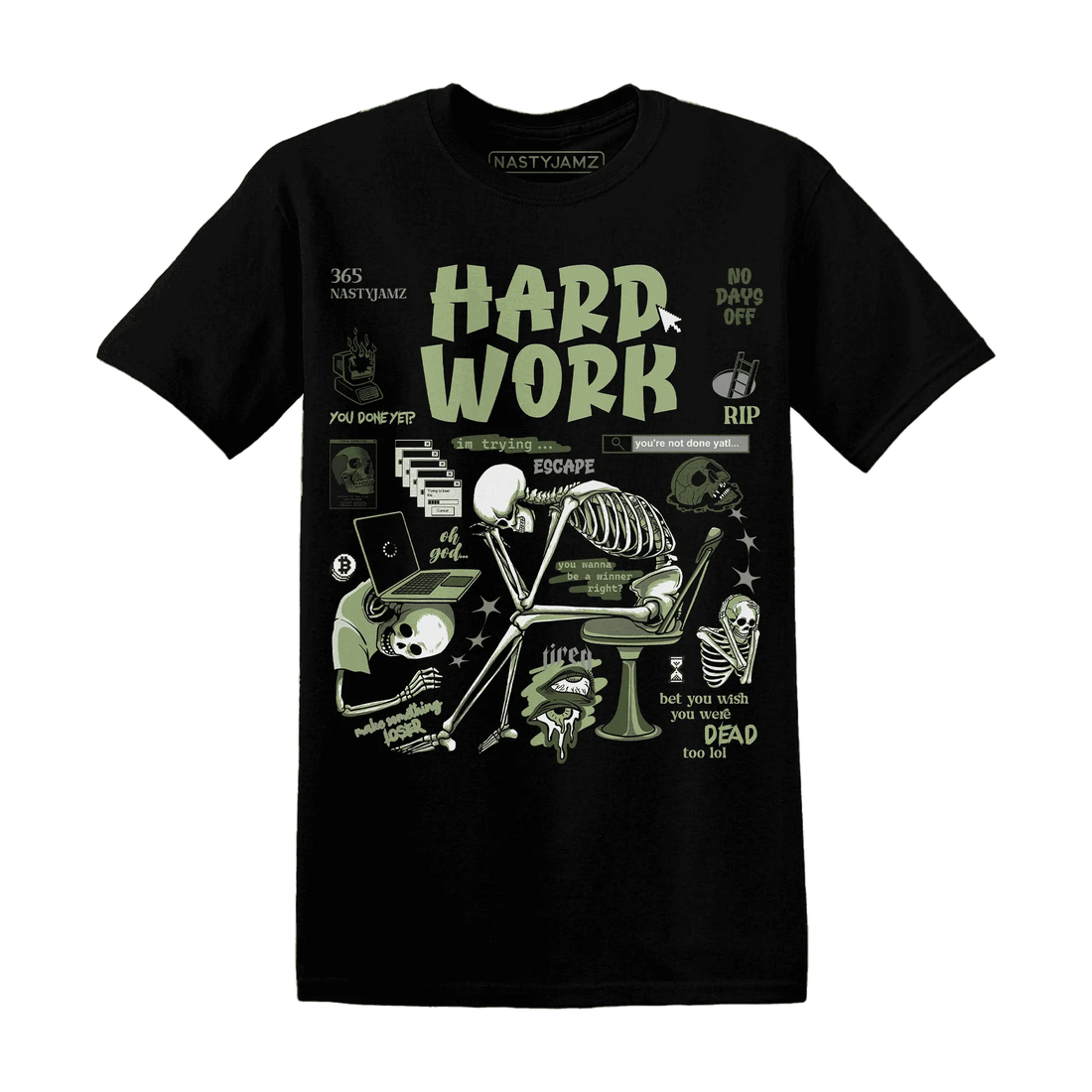 VaporMax-Plus-Alligator-NastyJamz-T-Shirt-Match-Hard-Work