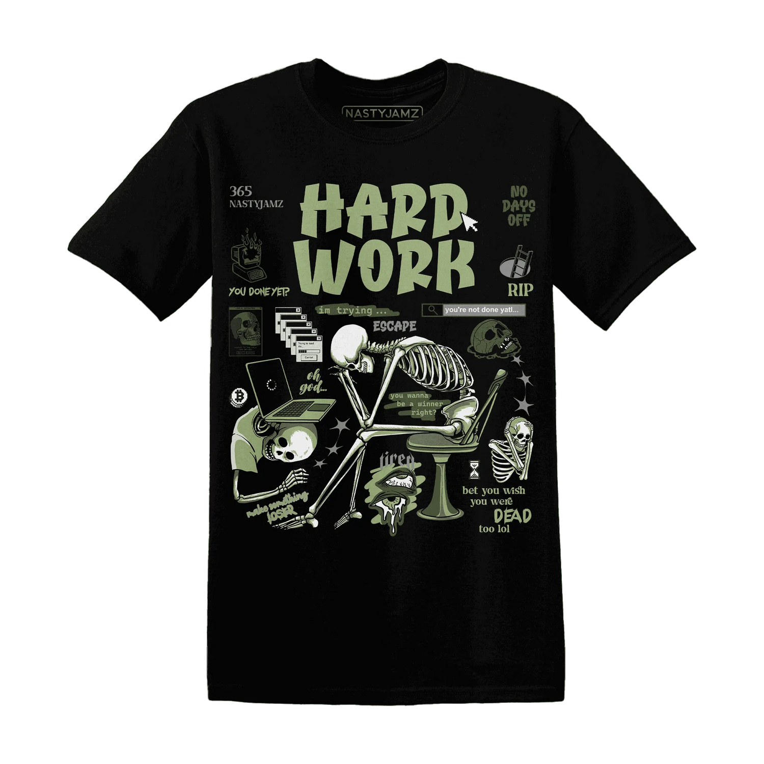 NastyJamz-VaporMax-Plus-Alligator-T-Shirt-Match-Hard-Work