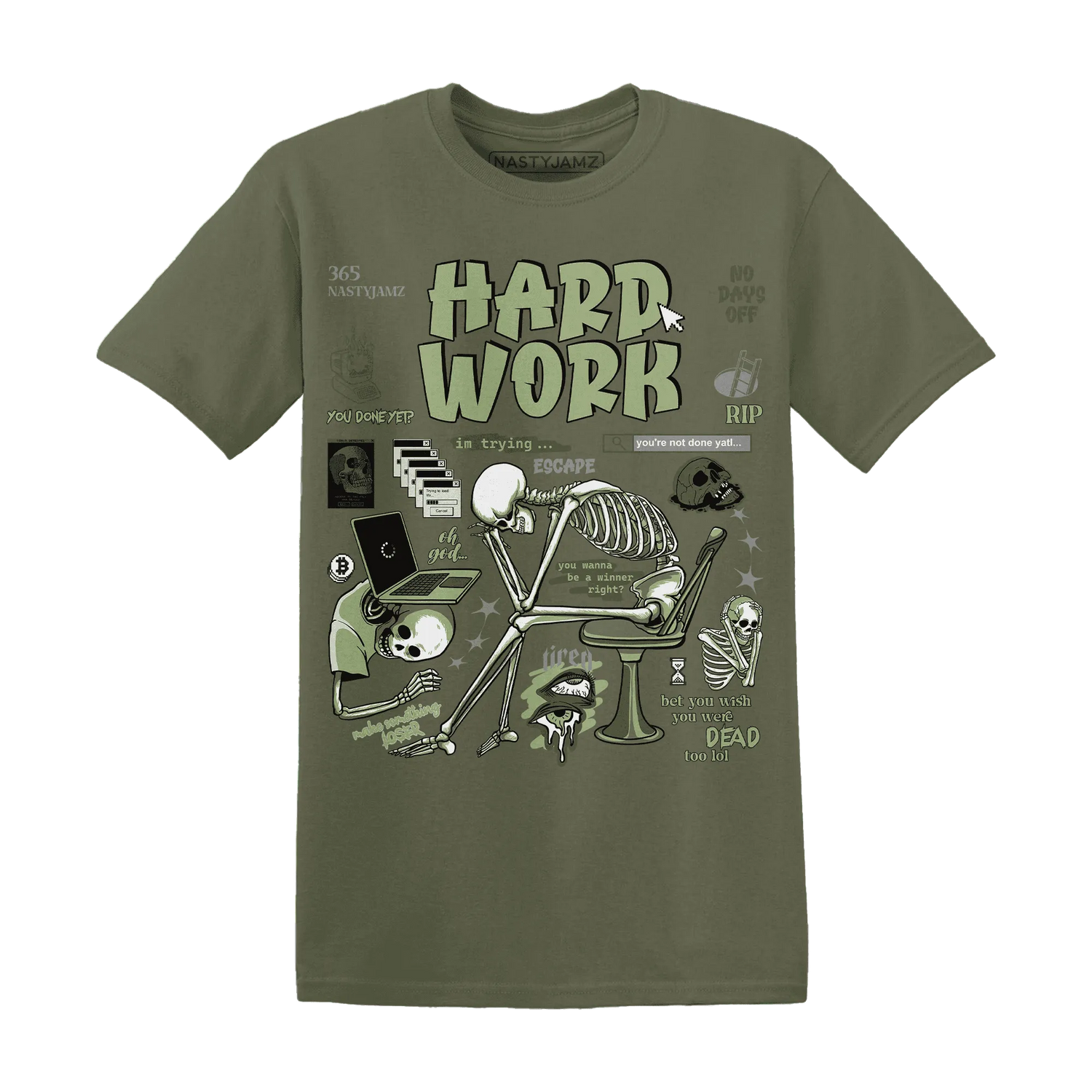NastyJamz-VaporMax-Plus-Alligator-T-Shirt-Match-Hard-Work