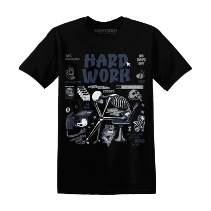 VaporMax-Plus-Midnight-Navy-White-Metallic-Silver-T-Shirt-Match-Hard-Work