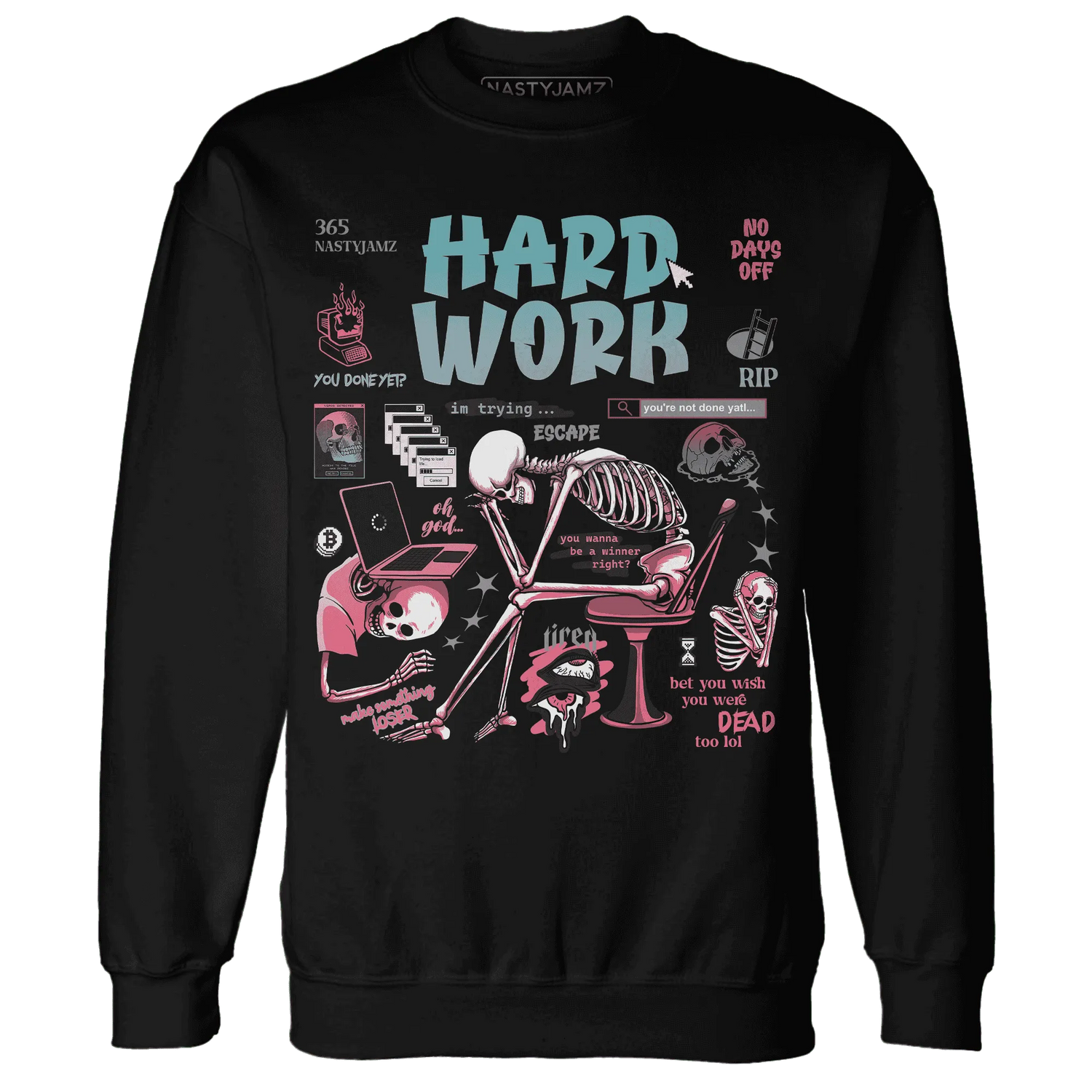 NastyJamz-VaporMax-Plus-South-Beach-Sweatshirt-Match-Hard-Work