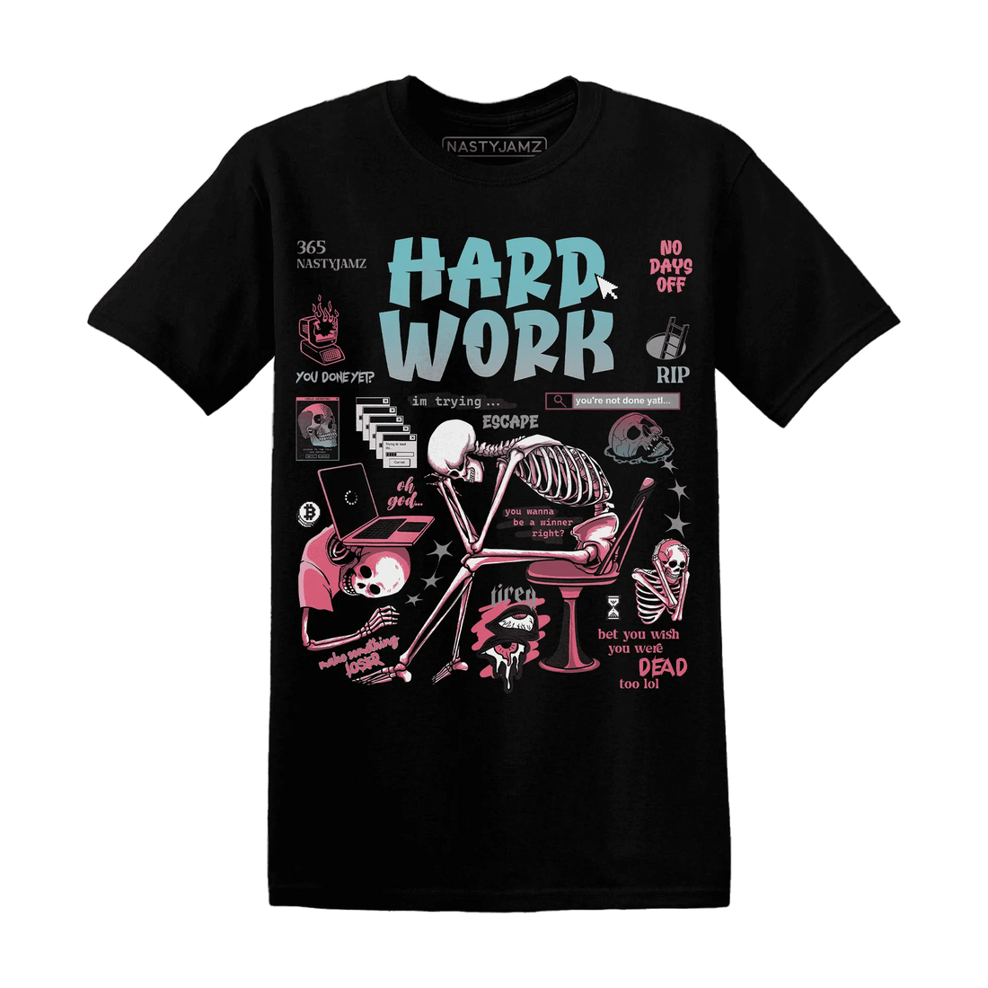 NastyJamz-VaporMax-Plus-South-Beach-T-Shirt-Match-Hard-Work