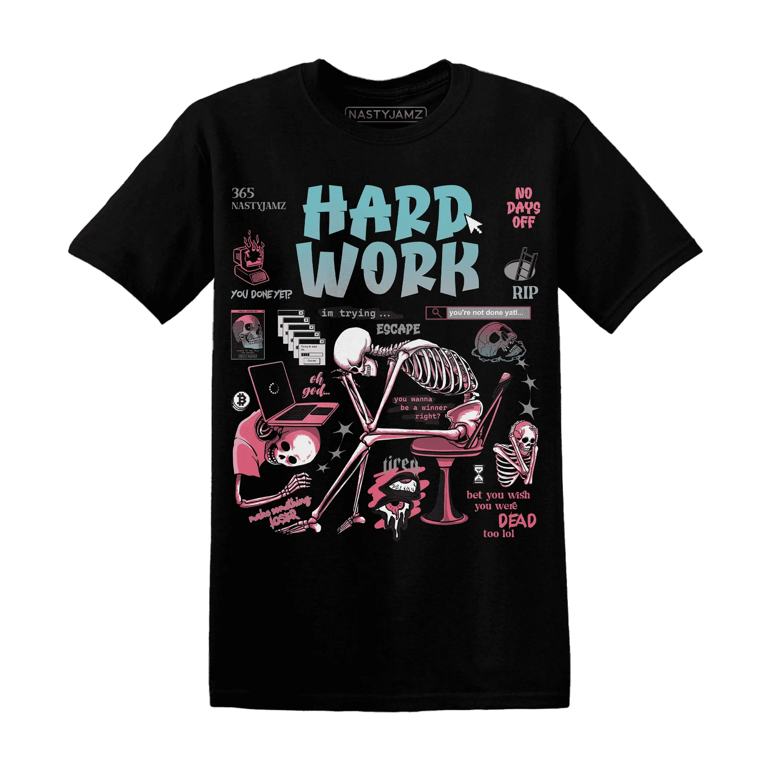 NastyJamz-VaporMax-Plus-South-Beach-T-Shirt-Match-Hard-Work