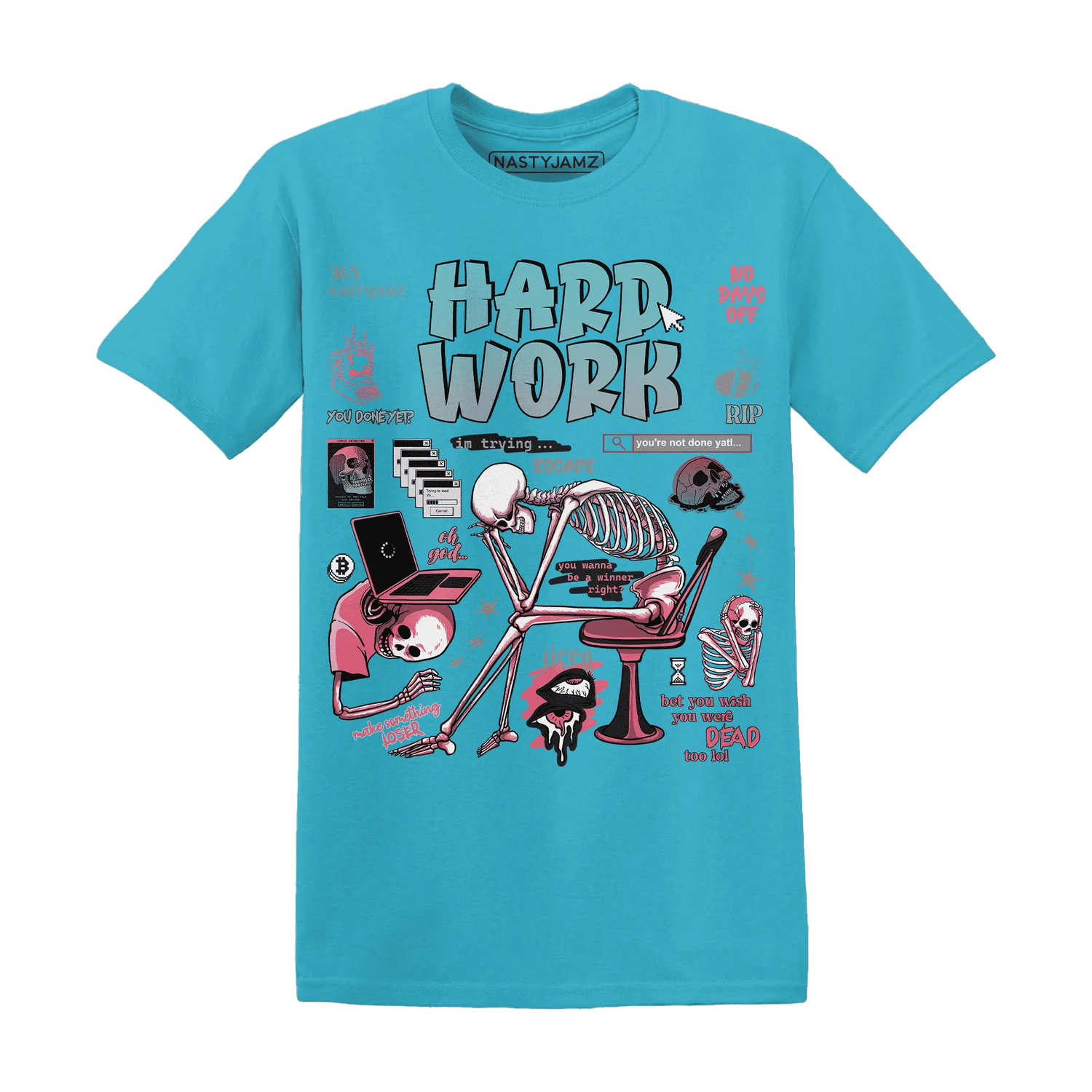 NastyJamz-VaporMax-Plus-South-Beach-T-Shirt-Match-Hard-Work