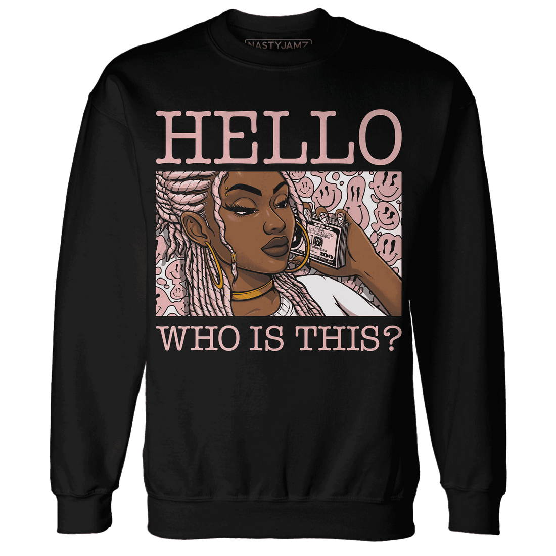 Low-Legend-Pink-11s-Sweatshirt-Match-Hello-Girl