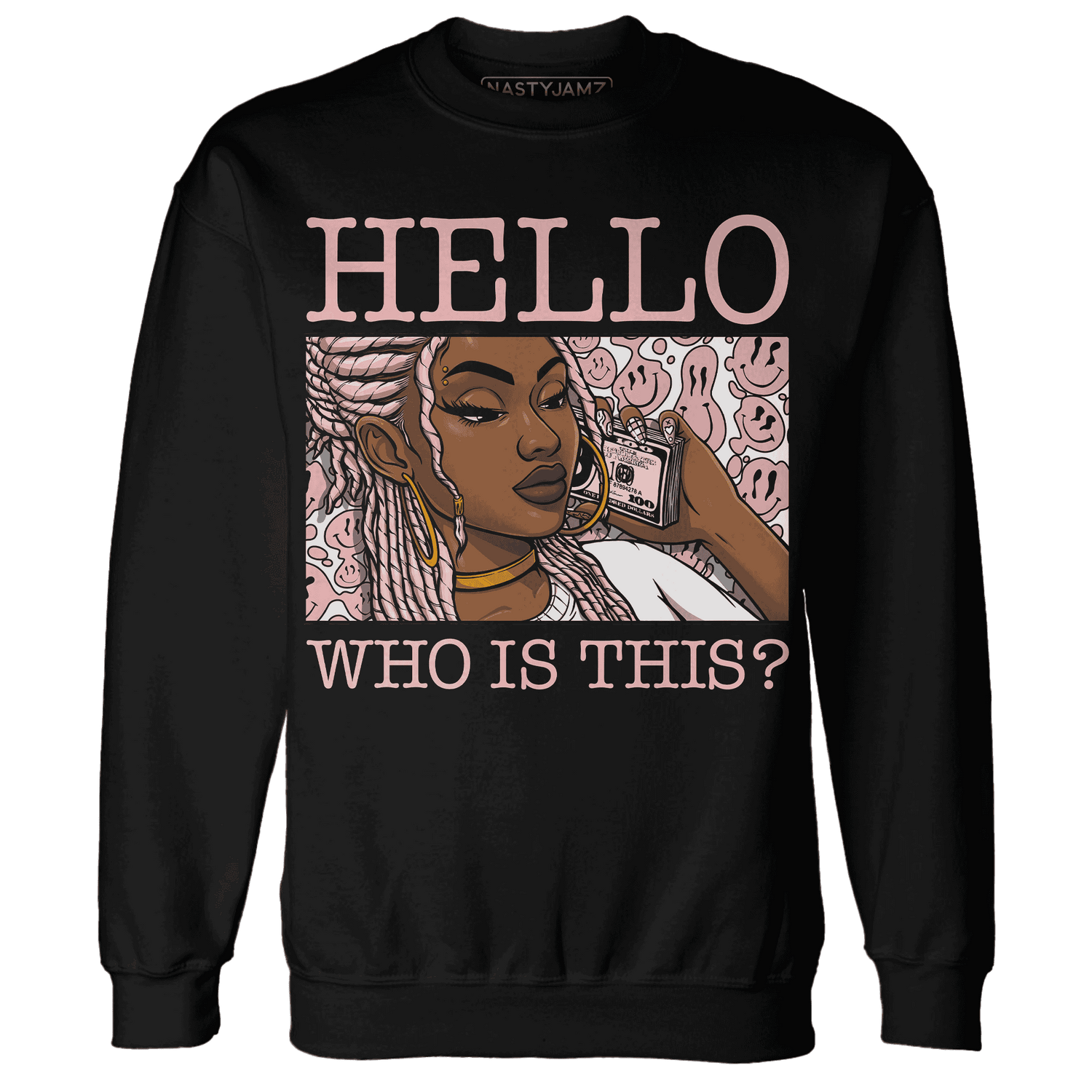 Low-Legend-Pink-11s-Sweatshirt-Match-Hello-Girl