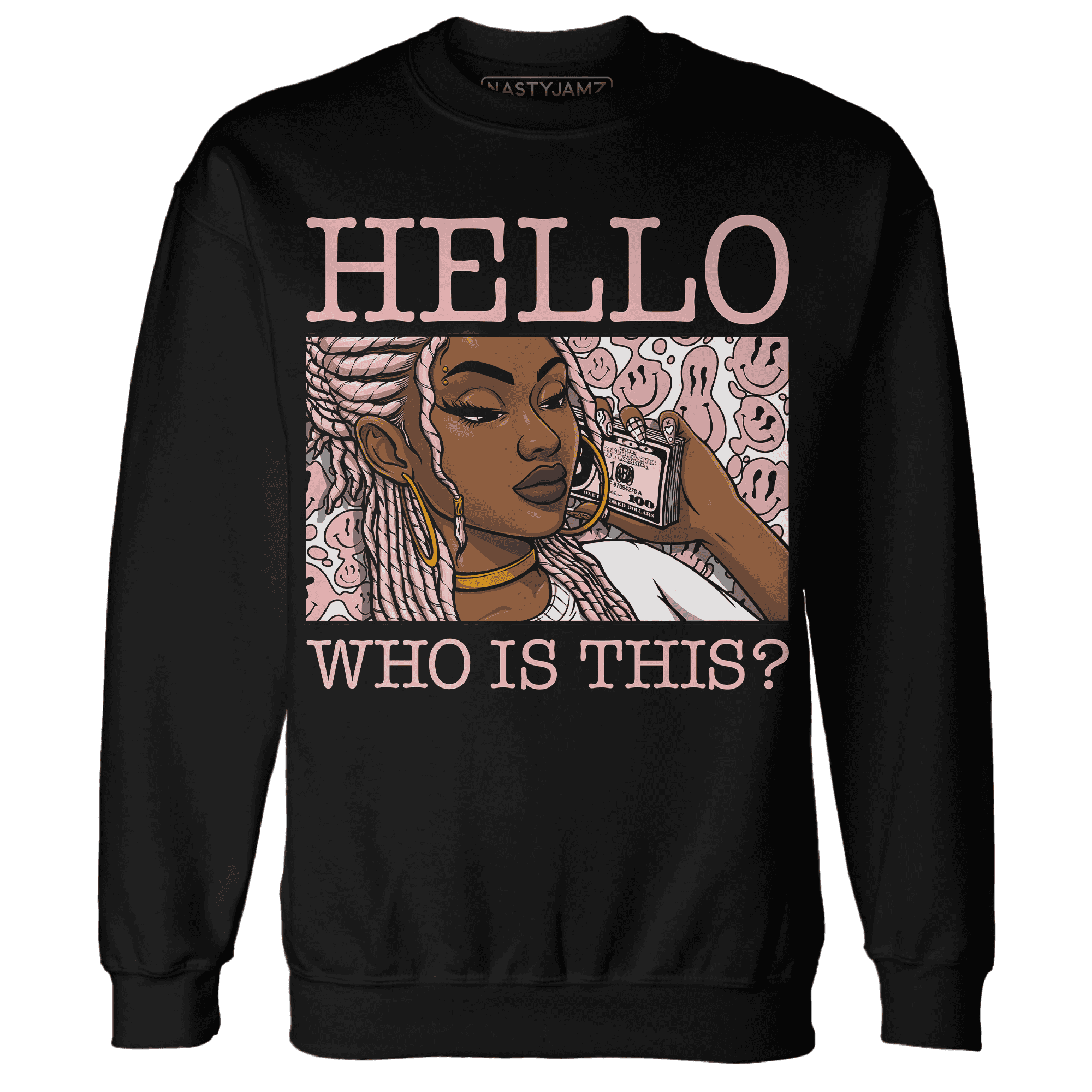 Low-Legend-Pink-11s-Sweatshirt-Match-Hello-Girl