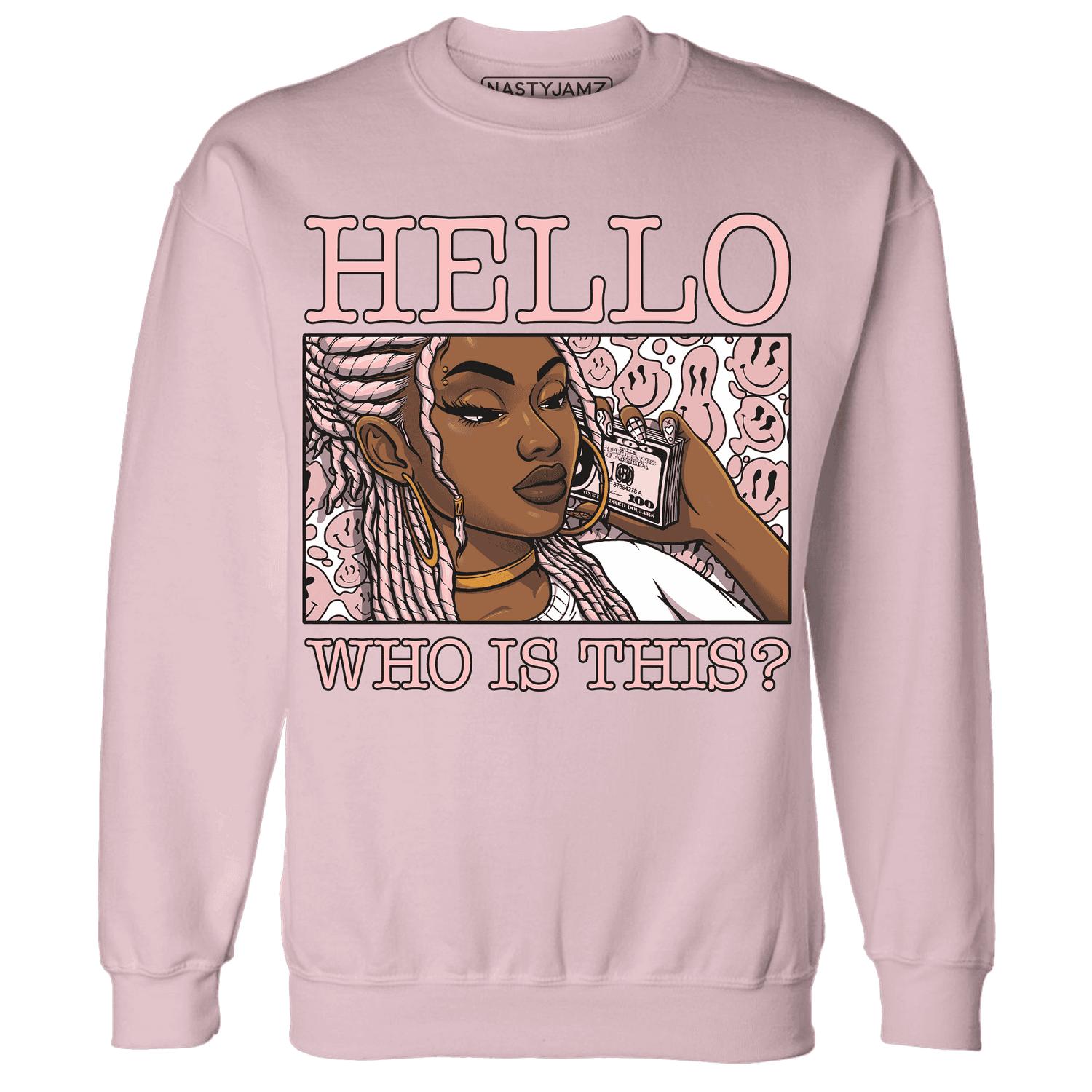 Low-Legend-Pink-11s-Sweatshirt-Match-Hello-Girl