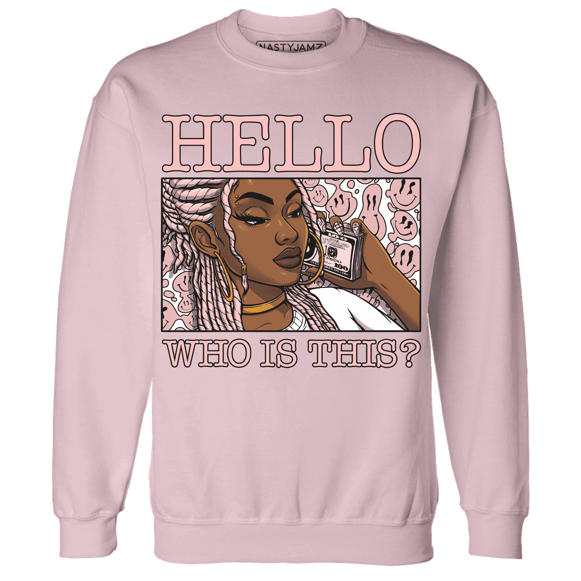 Low-Legend-Pink-11s-Sweatshirt-Match-Hello-Girl