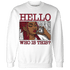 Retro-Red-Taxi-12s-Sweatshirt-Match-Hello-Girl
