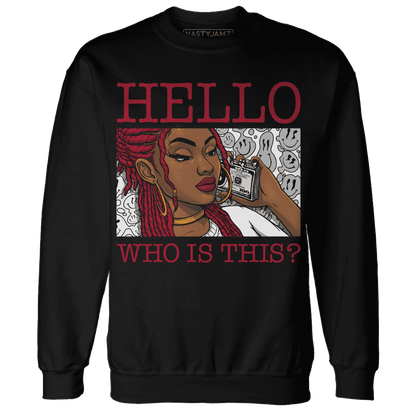 Retro-Red-Taxi-12s-Sweatshirt-Match-Hello-Girl