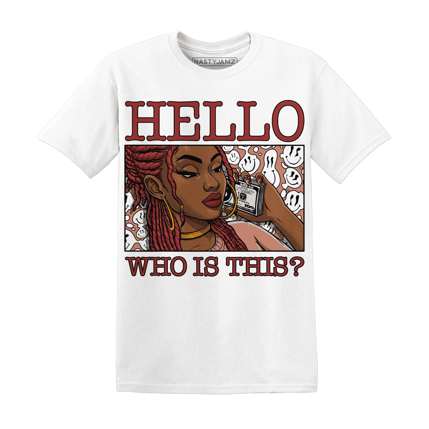 Dune-Red-13s-T-Shirt-Match-Hello-Girl