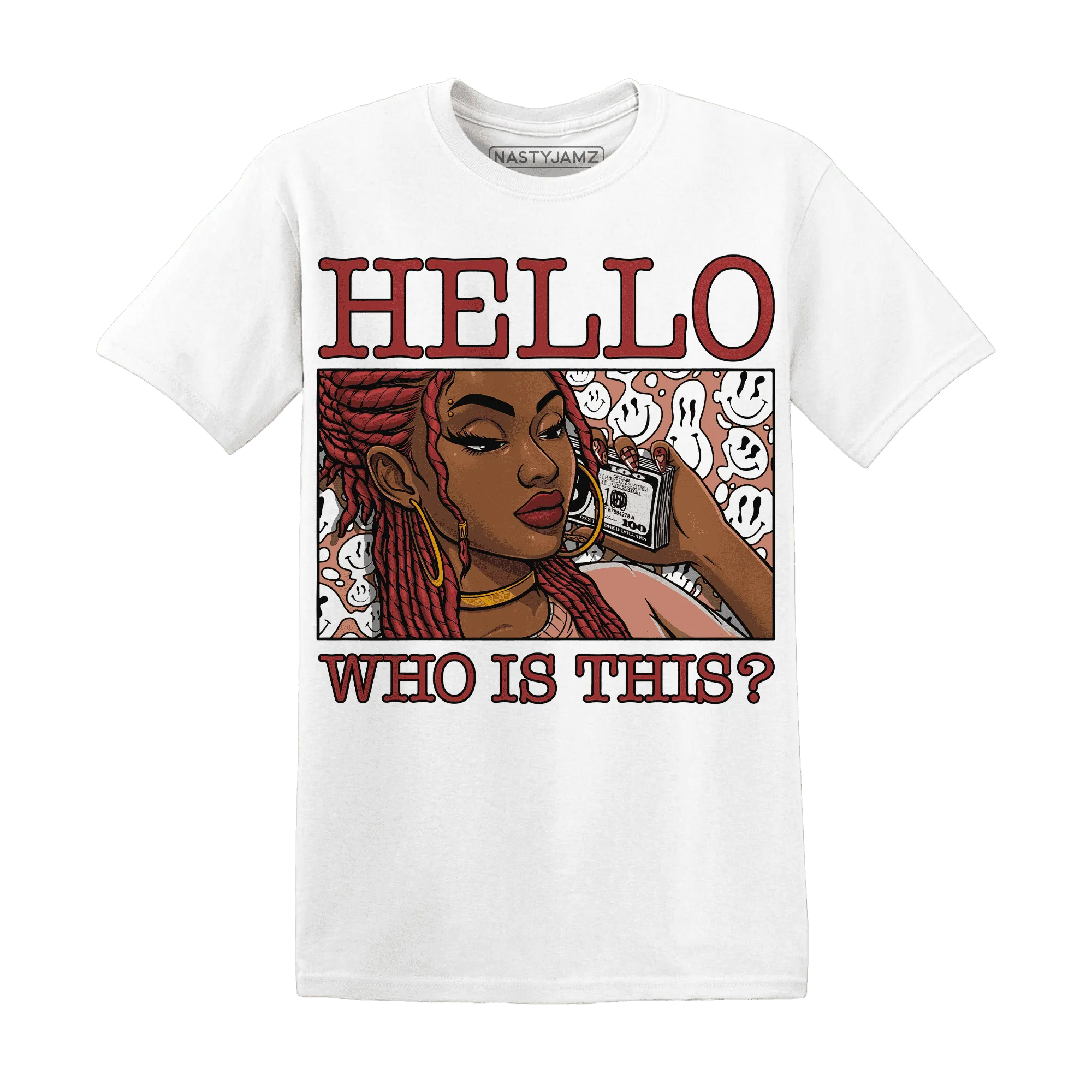 Dune-Red-13s-T-Shirt-Match-Hello-Girl