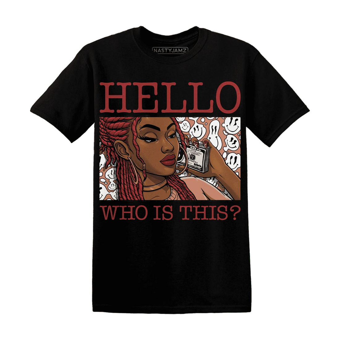 Dune-Red-13s-T-Shirt-Match-Hello-Girl