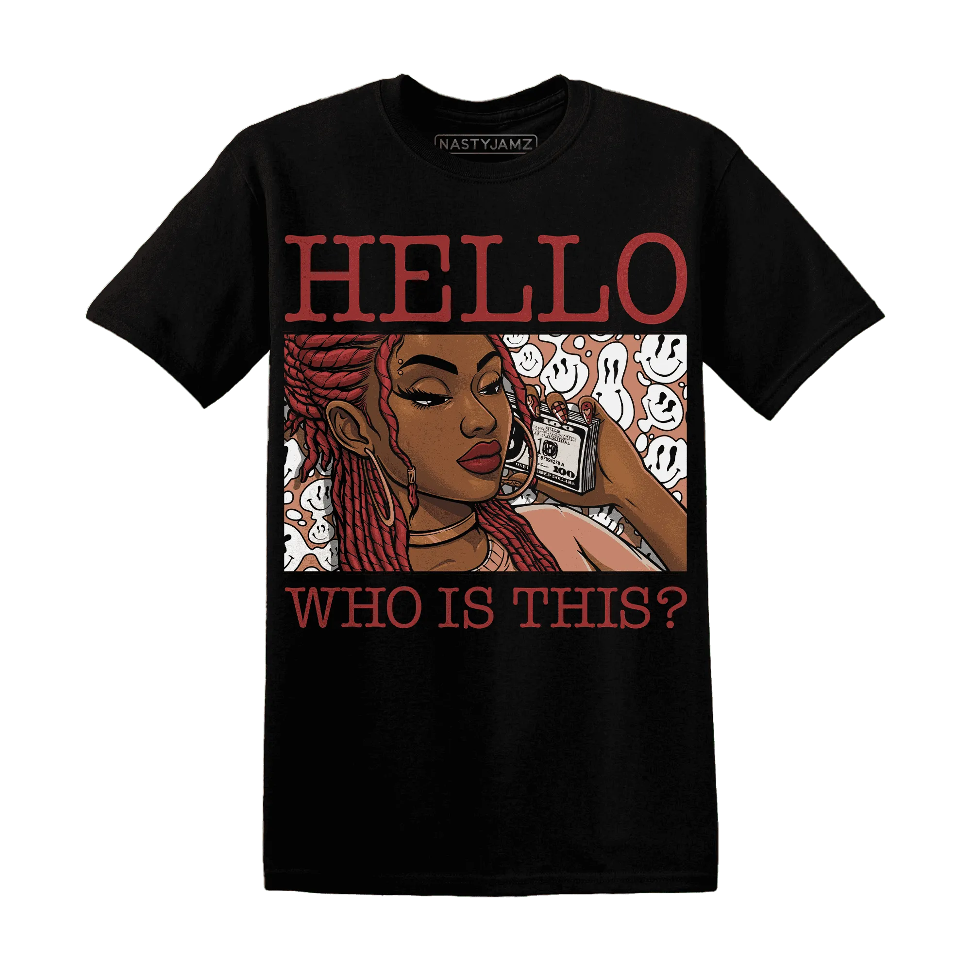 Dune-Red-13s-T-Shirt-Match-Hello-Girl