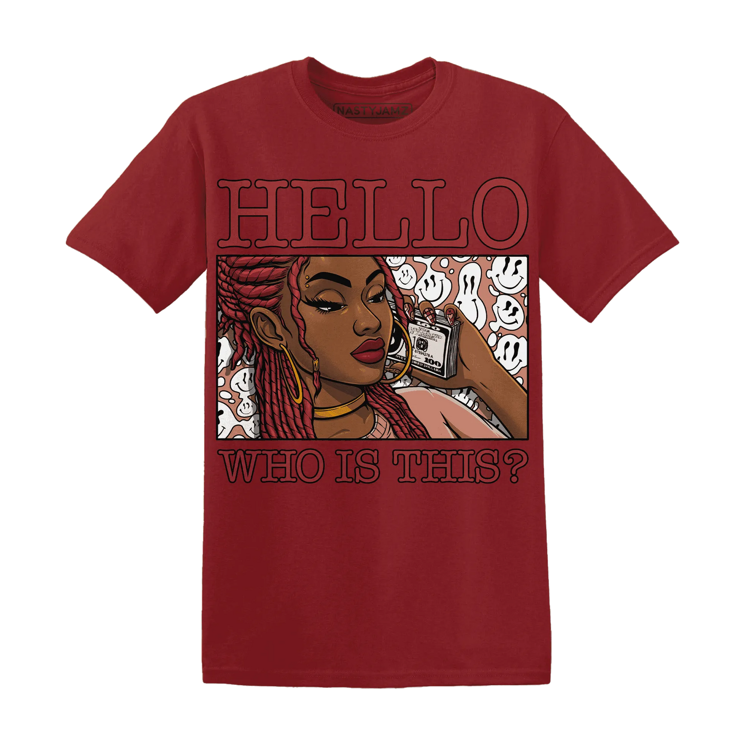 Dune-Red-13s-T-Shirt-Match-Hello-Girl