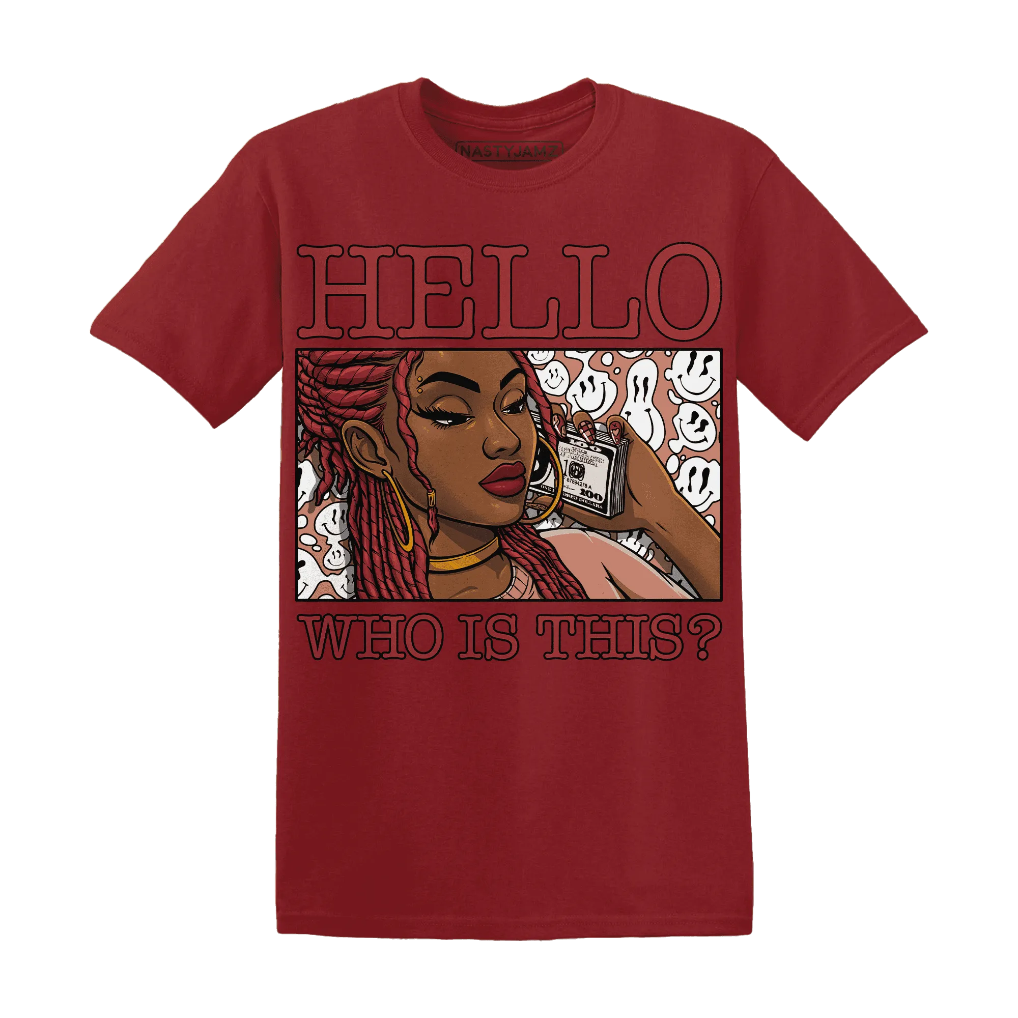 Dune-Red-13s-T-Shirt-Match-Hello-Girl