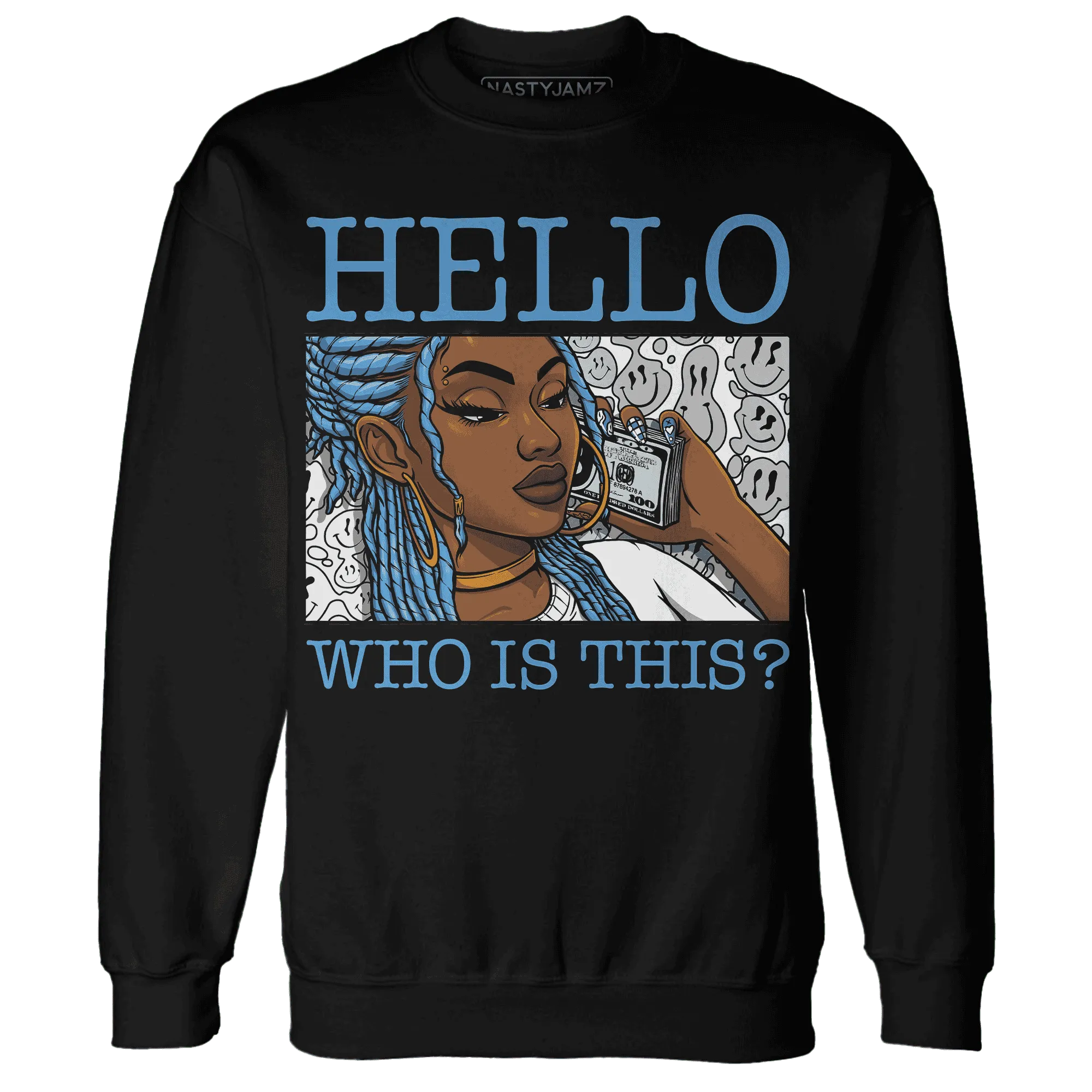 NastyJamz-Carolina-Blue-Univercitii-17s-Sweatshirt-Match-Hello-Girl