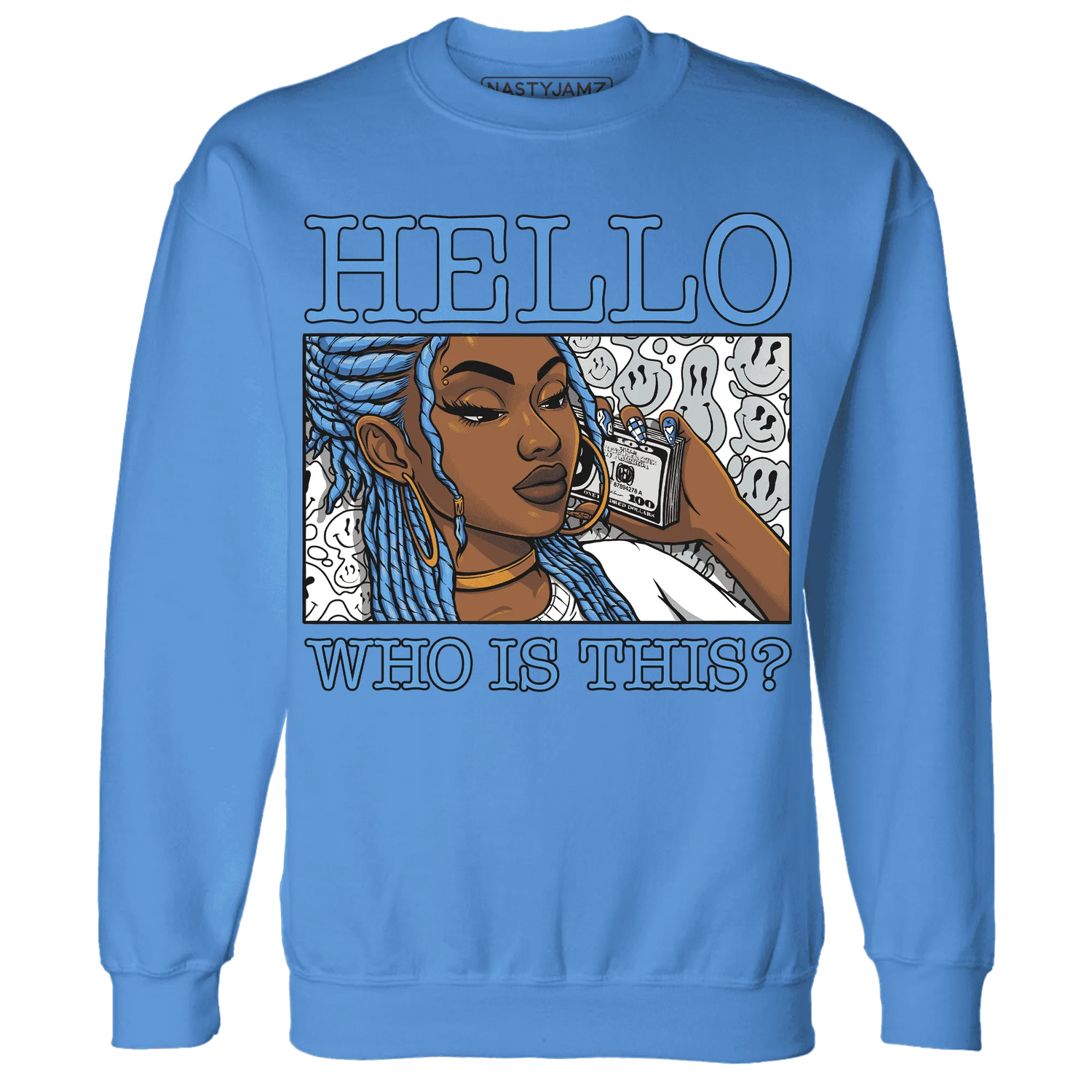 NastyJamz-Carolina-Blue-Univercitii-17s-Sweatshirt-Match-Hello-Girl