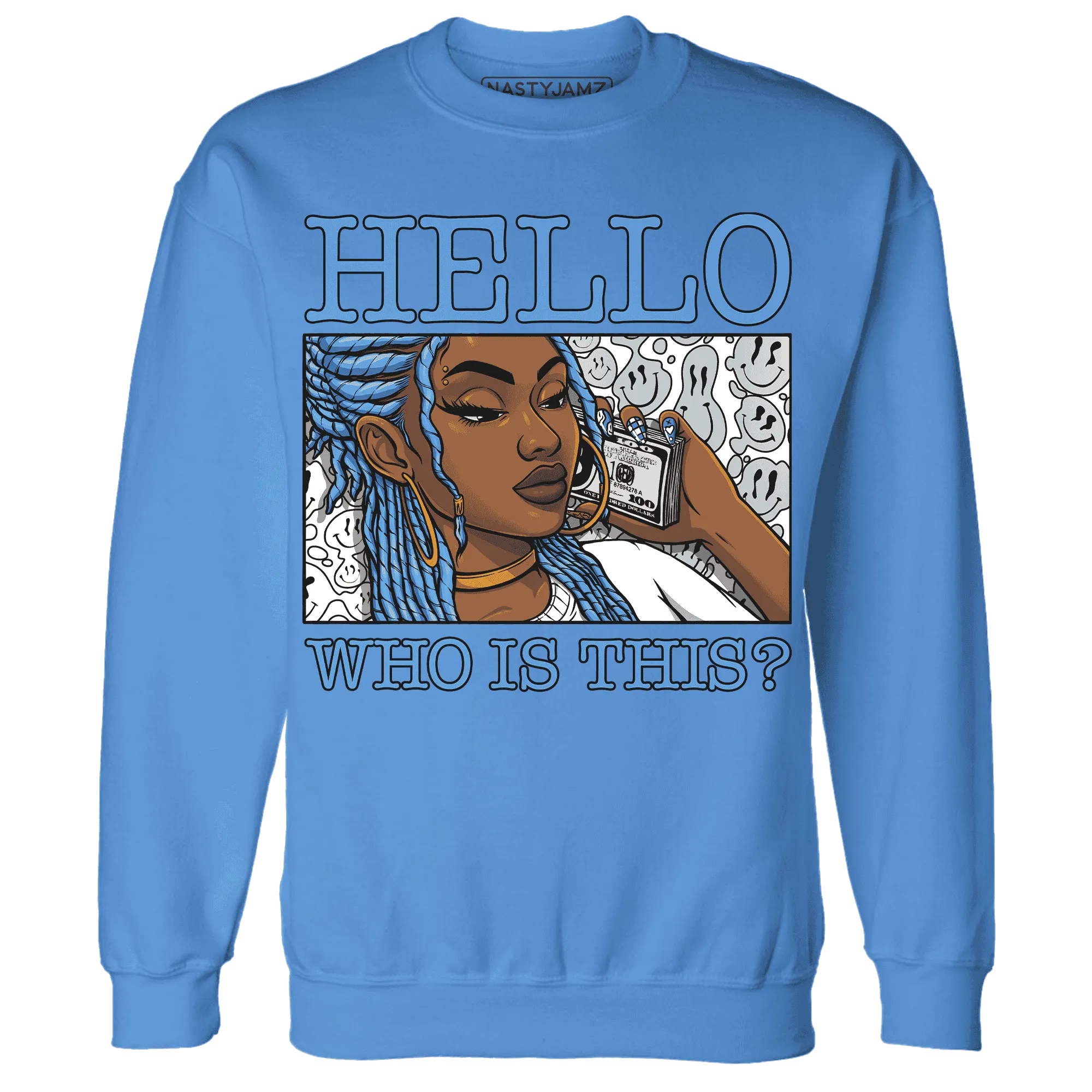 NastyJamz-Carolina-Blue-Univercitii-17s-Sweatshirt-Match-Hello-Girl