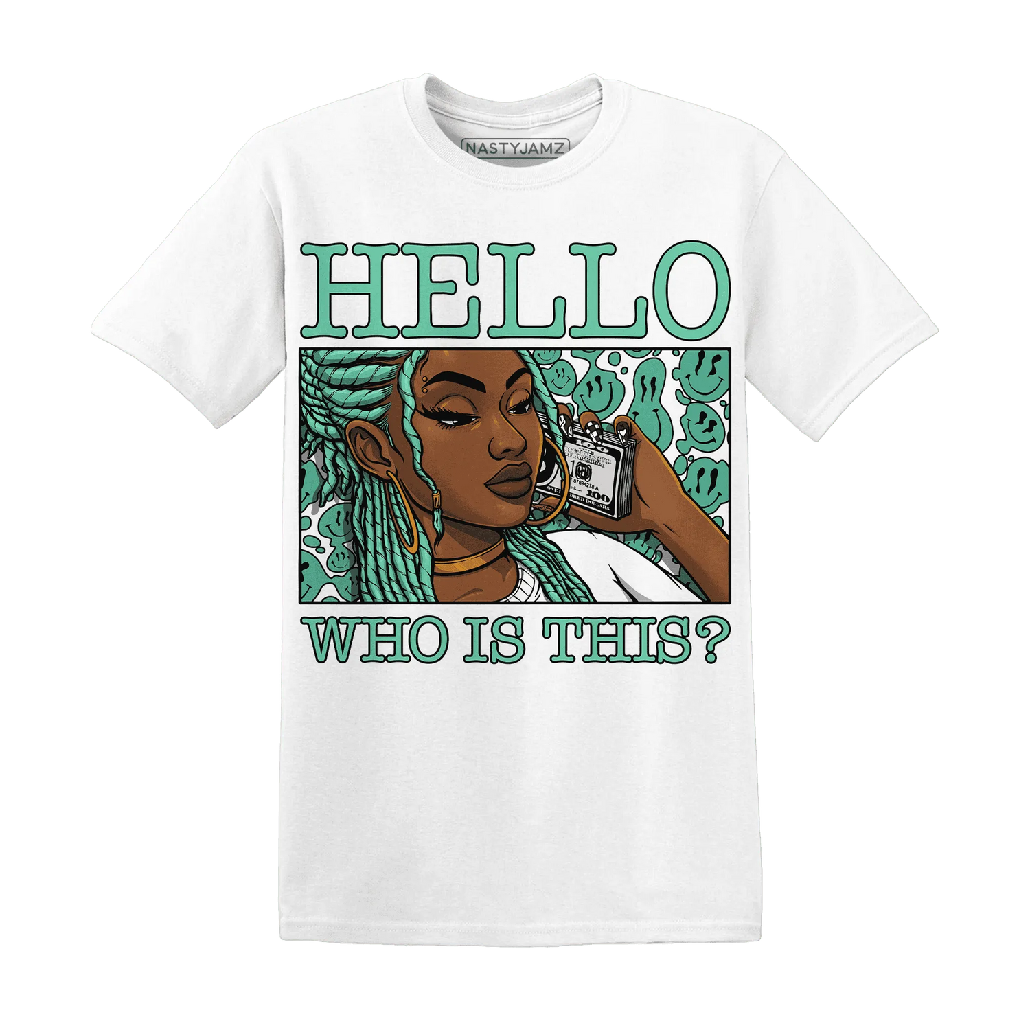 High-OG-Green-Glow-1s-T-Shirt-Match-Hello-Girl