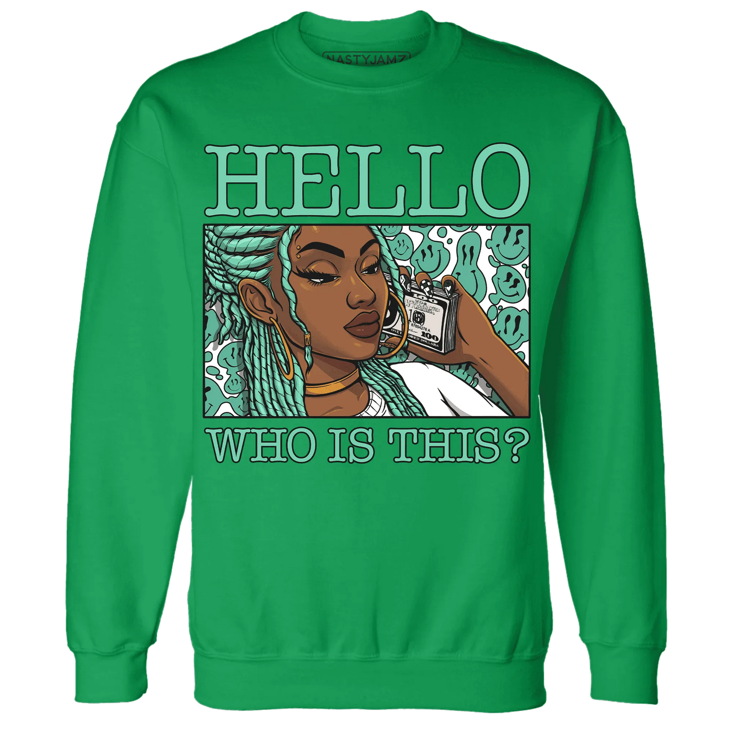 High-OG-Green-Glow-1s-Sweatshirt-Match-Hello-Girl