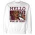 High-White-Team-Red-1s-Sweatshirt-Match-Hello-Girl