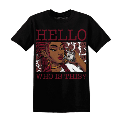 High-White-Team-Red-1s-T-Shirt-Match-Hello-Girl