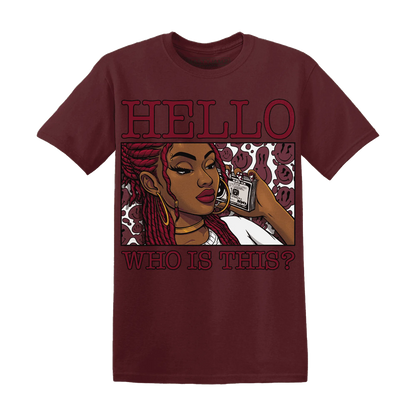High-White-Team-Red-1s-T-Shirt-Match-Hello-Girl