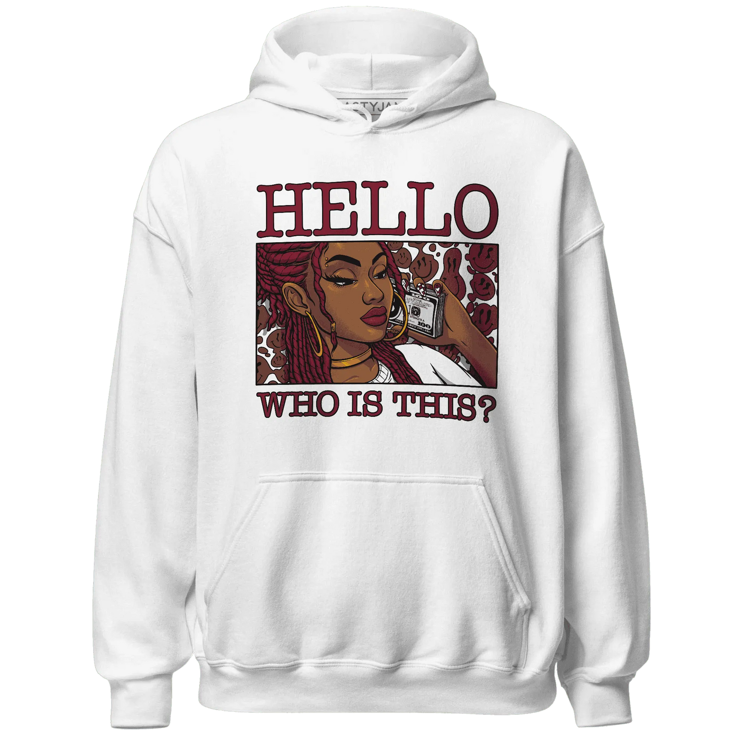 High-White-Team-Red-1s-Hoodie-Match-Hello-Girl