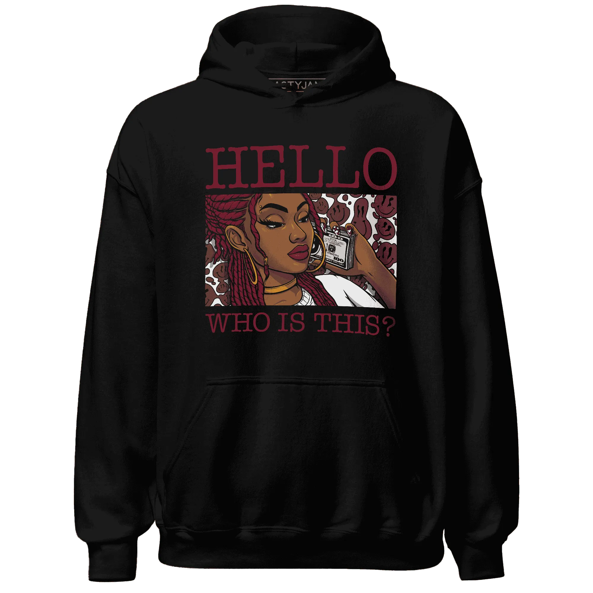 High-White-Team-Red-1s-Hoodie-Match-Hello-Girl