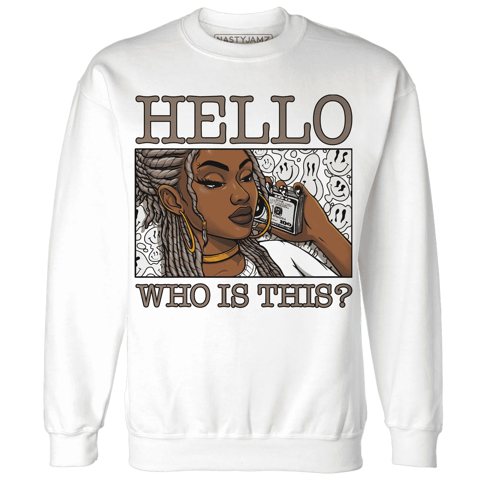 NastyJamz-Low-Mocha-1s-Sweatshirt-Match-Hello-Girl