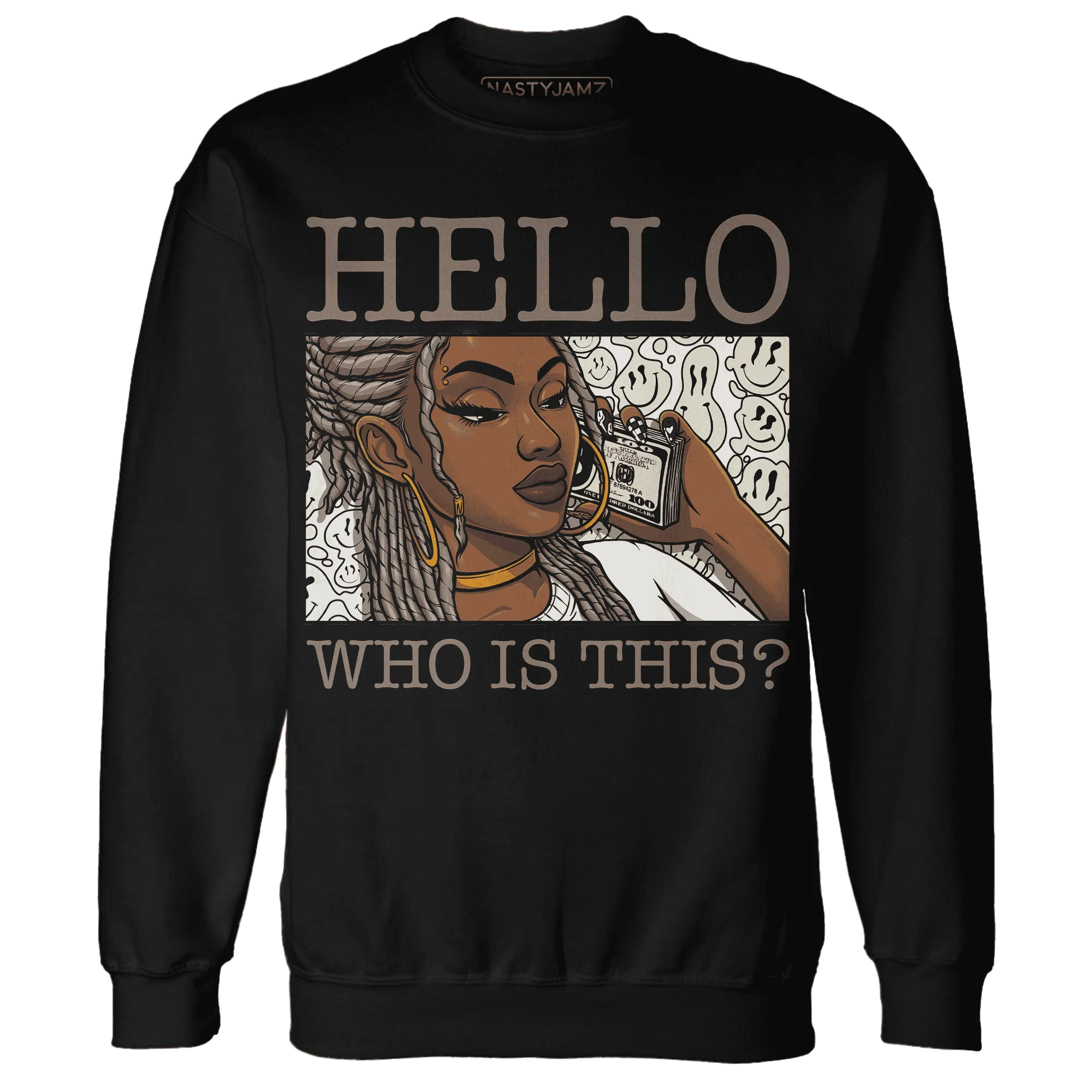 NastyJamz-Low-Mocha-1s-Sweatshirt-Match-Hello-Girl