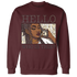 NastyJamz-Burgundy-Crush-3s-Sweatshirt-Match-Hello-Girl