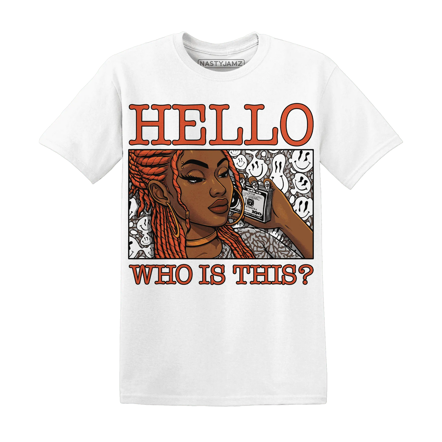 Georgia-Peach-3s-T-Shirt-Match-Hello-Girl