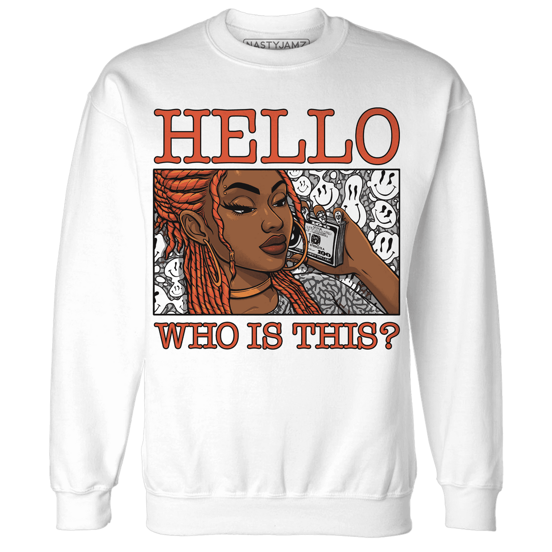 Georgia-Peach-3s-Sweatshirt-Match-Hello-Girl