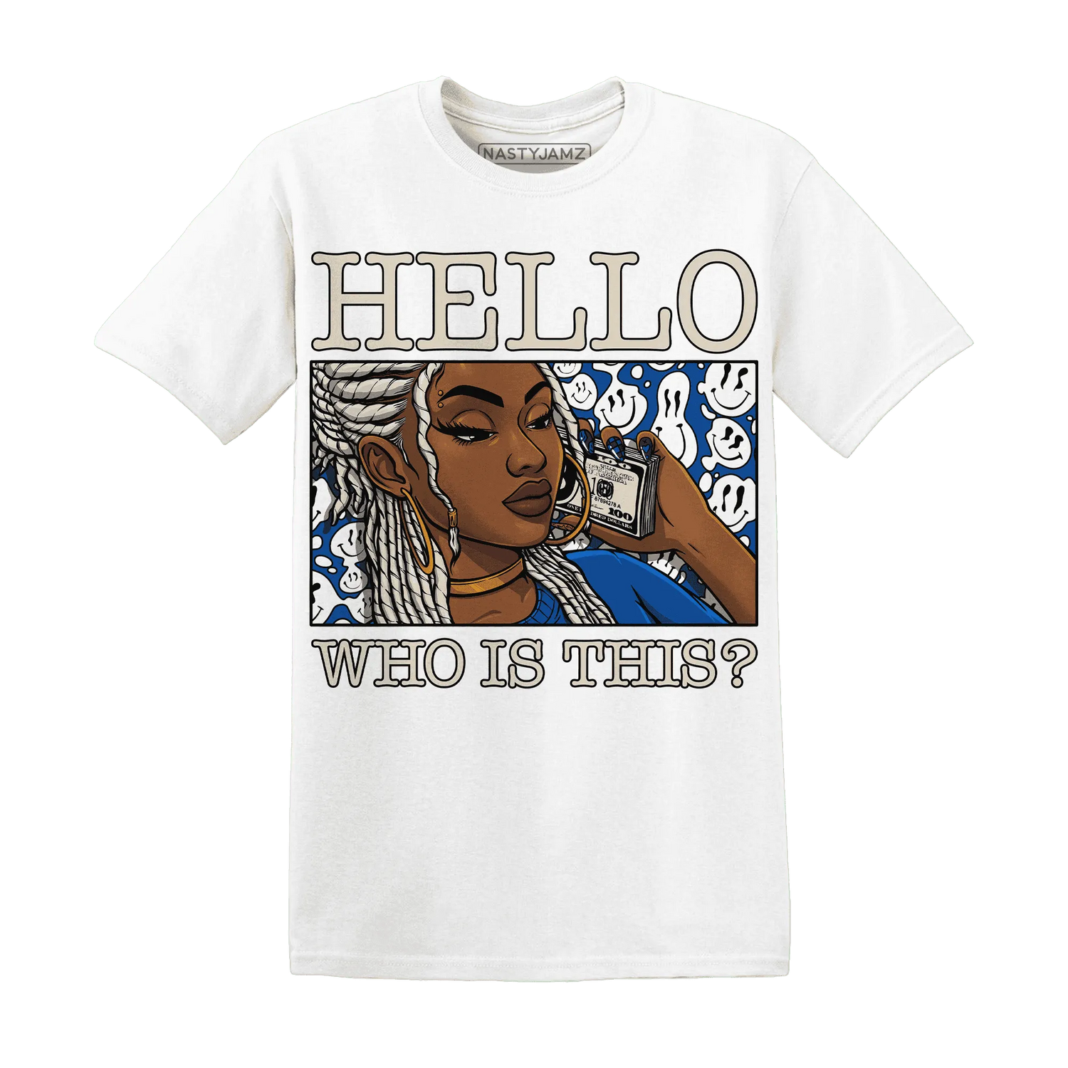 Quaiii-54-3s-T-Shirt-Match-Hello-Girl