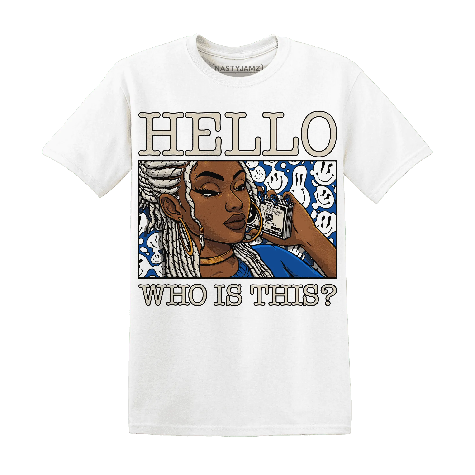 Quaiii-54-3s-T-Shirt-Match-Hello-Girl