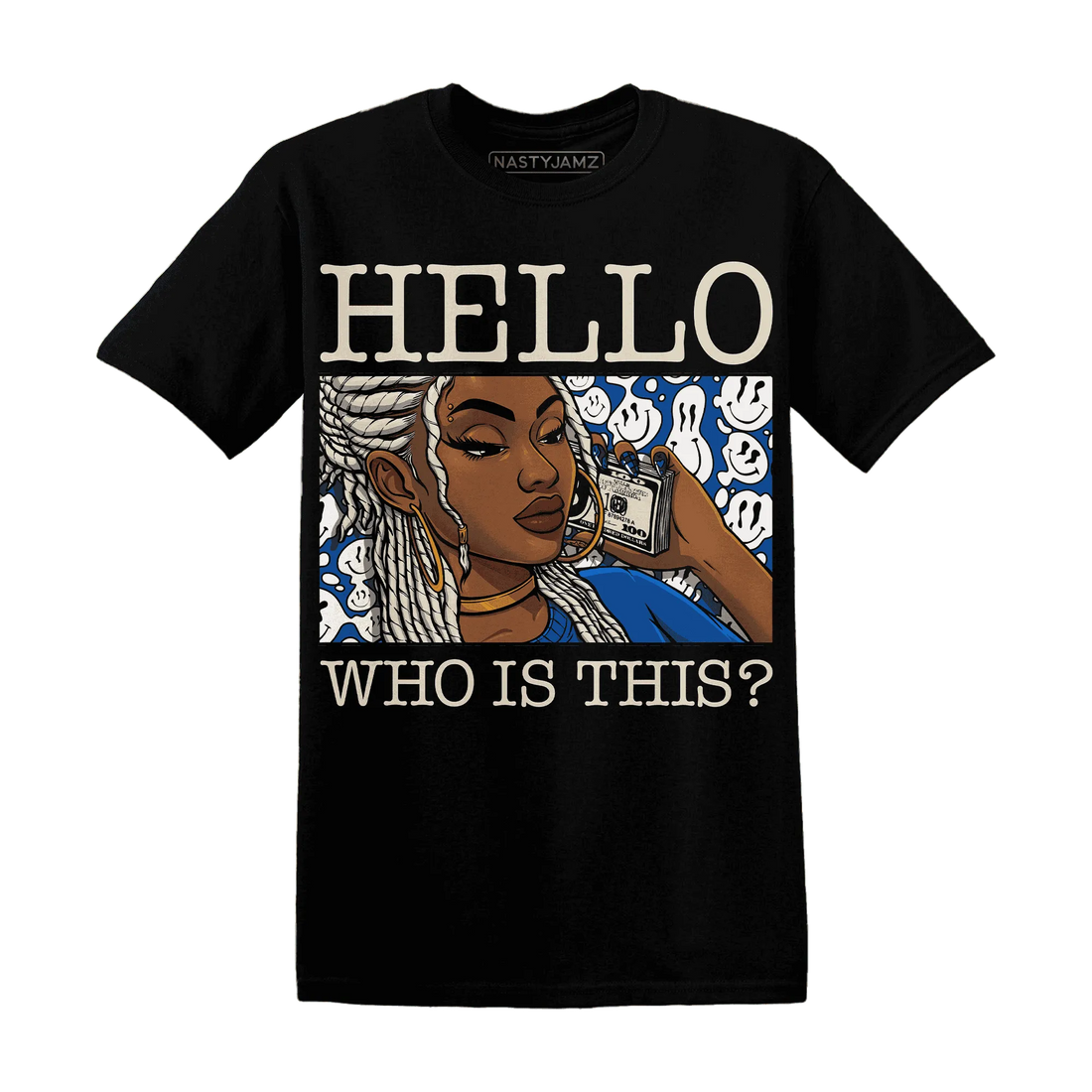 Quaiii-54-3s-T-Shirt-Match-Hello-Girl