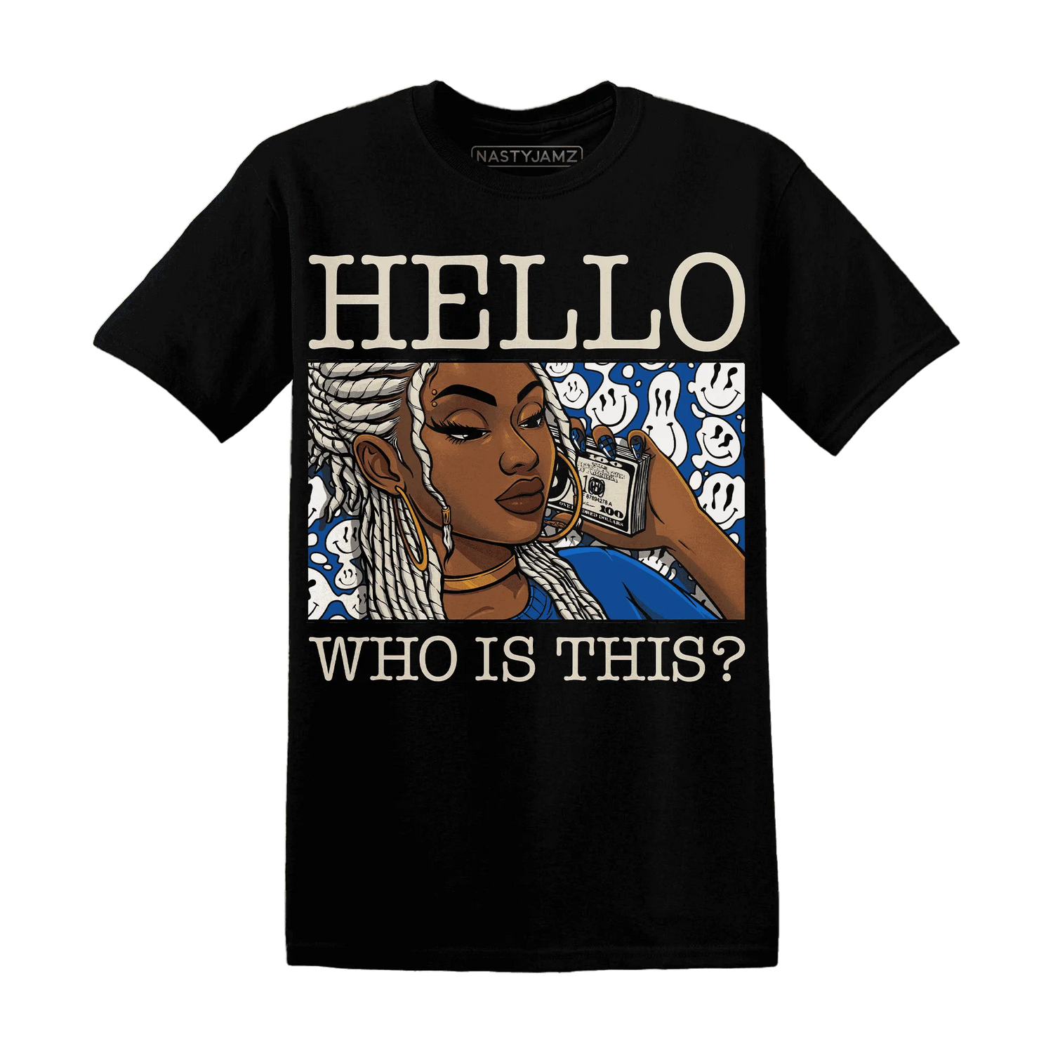 Quaiii-54-3s-T-Shirt-Match-Hello-Girl