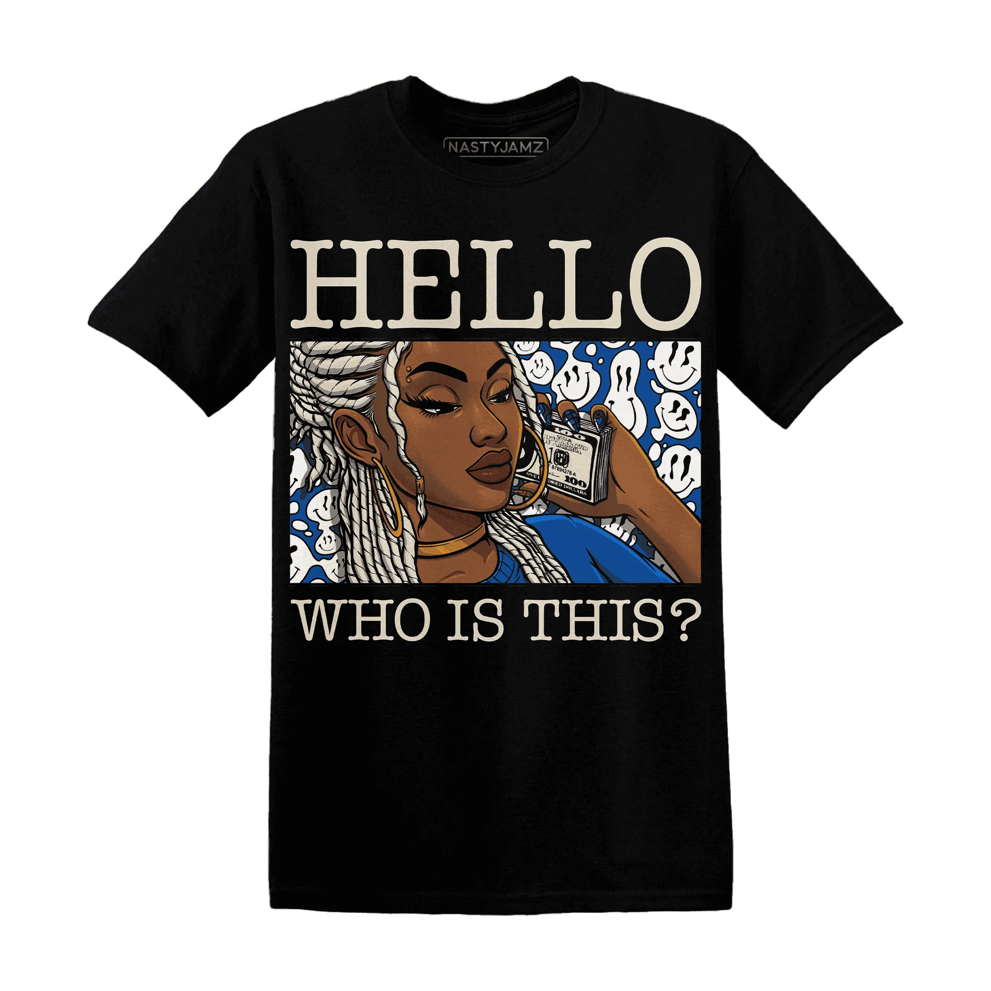 Quaiii-54-3s-T-Shirt-Match-Hello-Girl