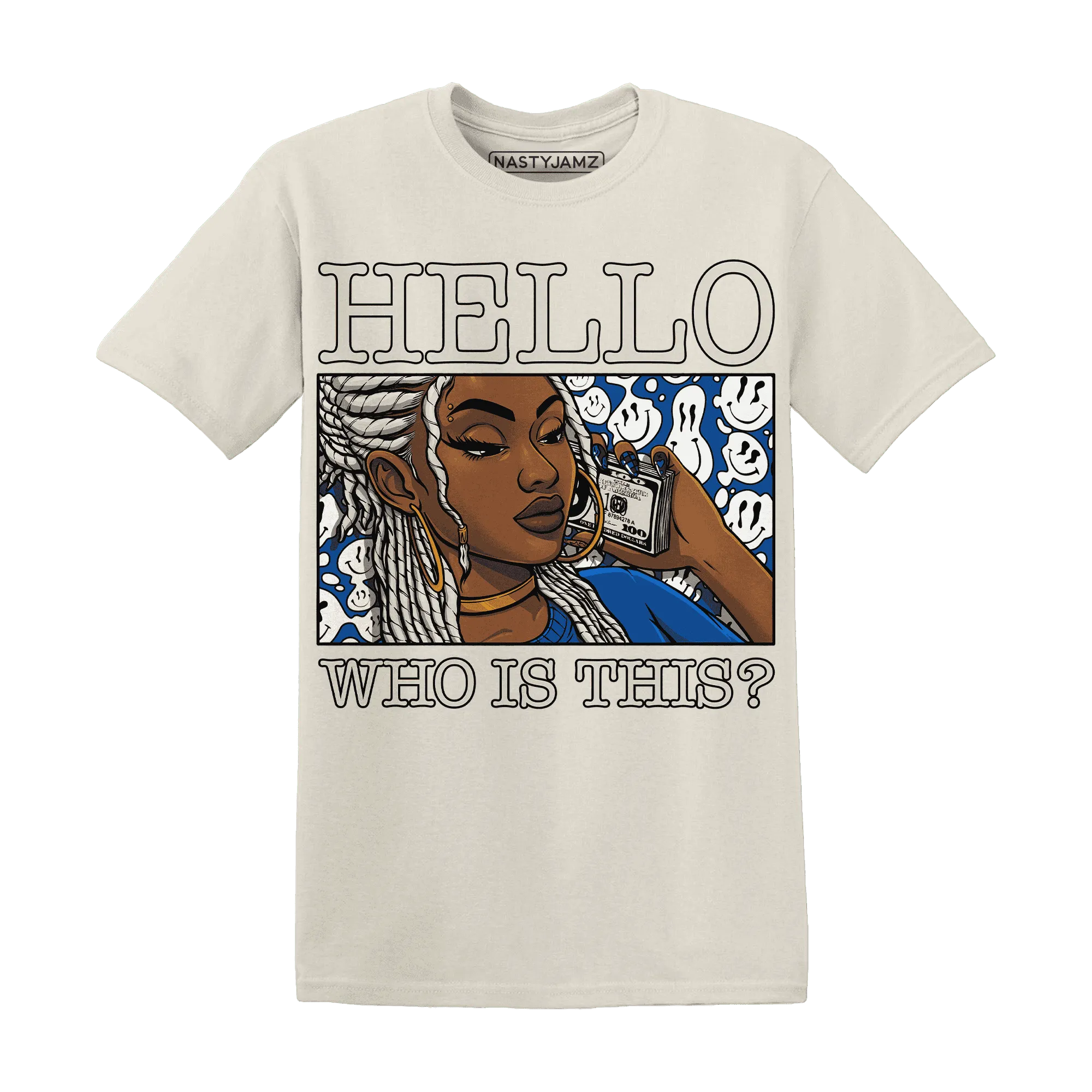 Quaiii-54-3s-T-Shirt-Match-Hello-Girl