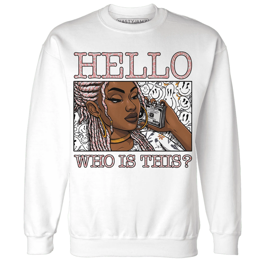 Red-Stardust-3s-Sweatshirt-Match-Hello-Girl