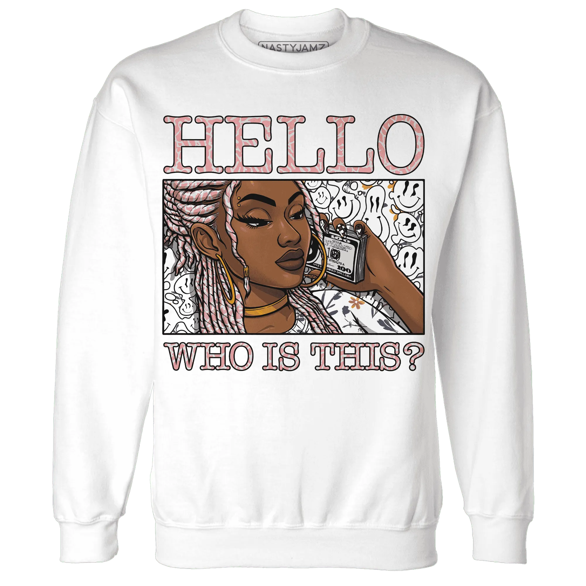 Red-Stardust-3s-Sweatshirt-Match-Hello-Girl