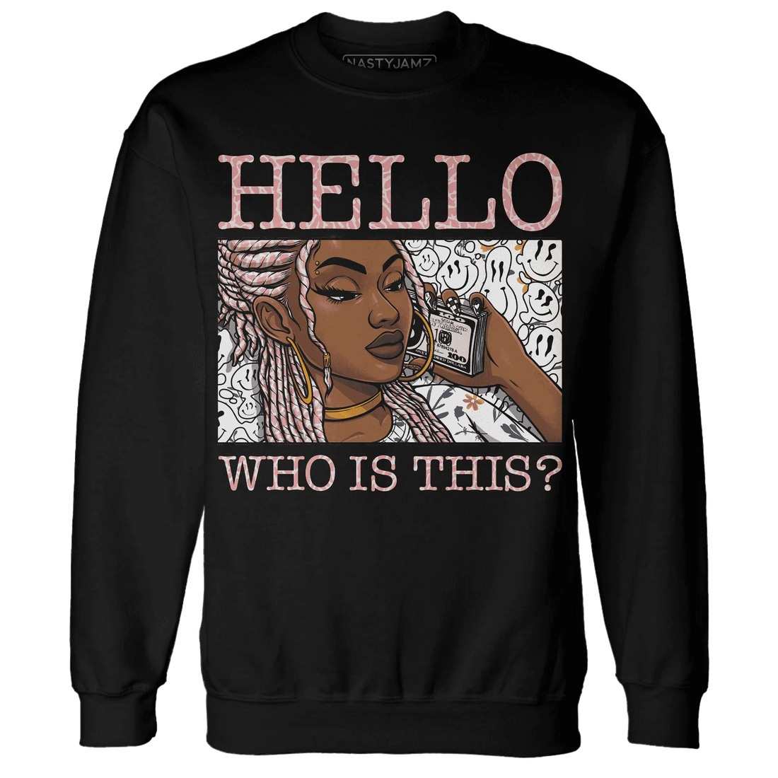 Red-Stardust-3s-Sweatshirt-Match-Hello-Girl