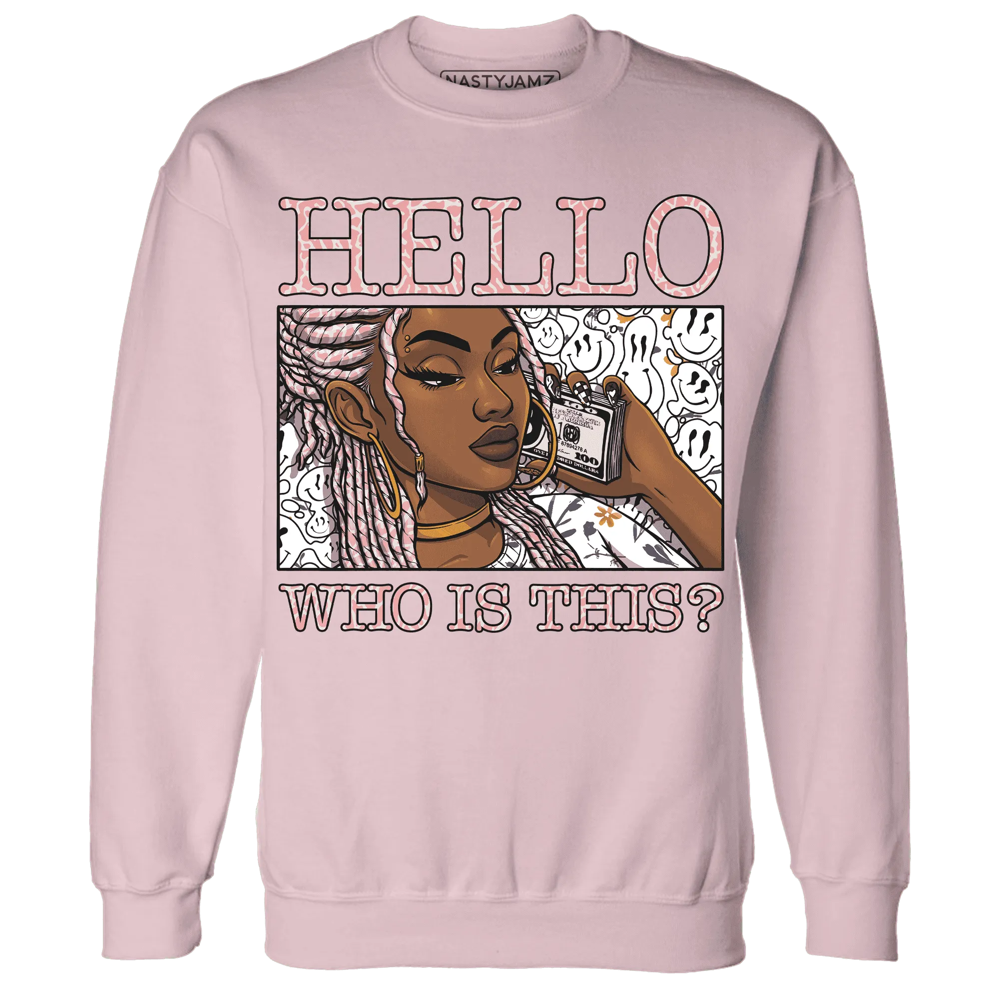 Red-Stardust-3s-Sweatshirt-Match-Hello-Girl